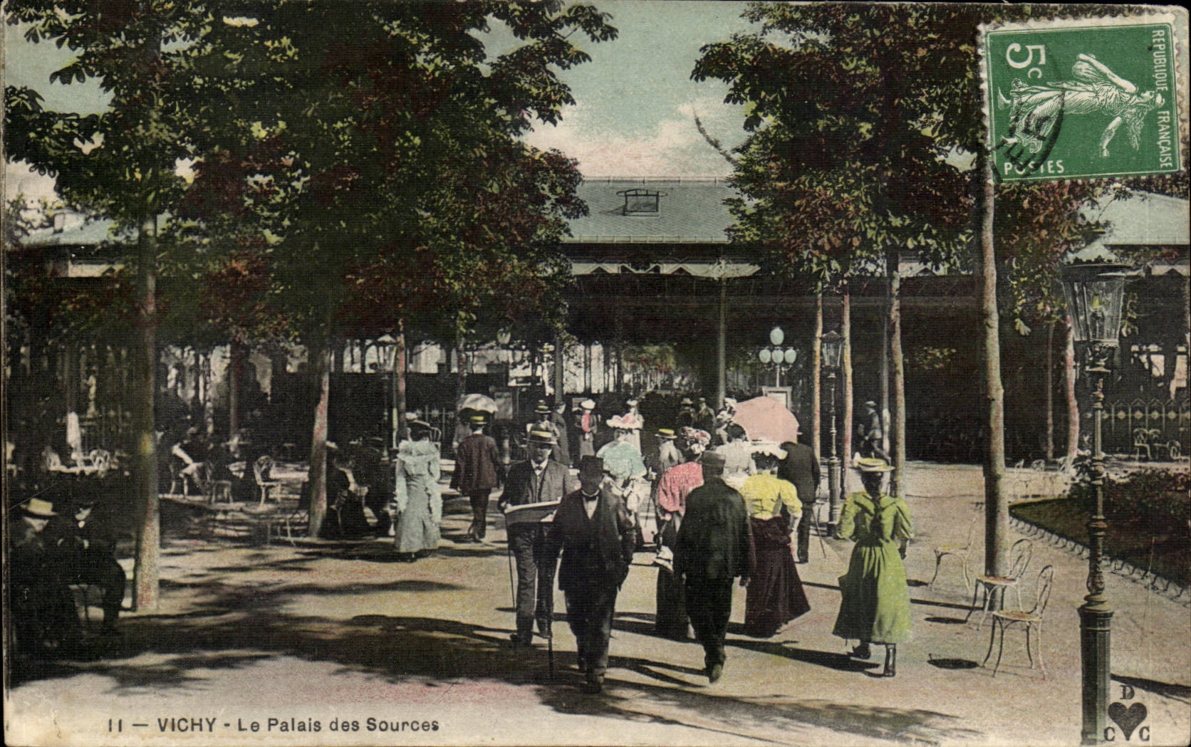 Vichy - Le Palais des Sources - CPA 