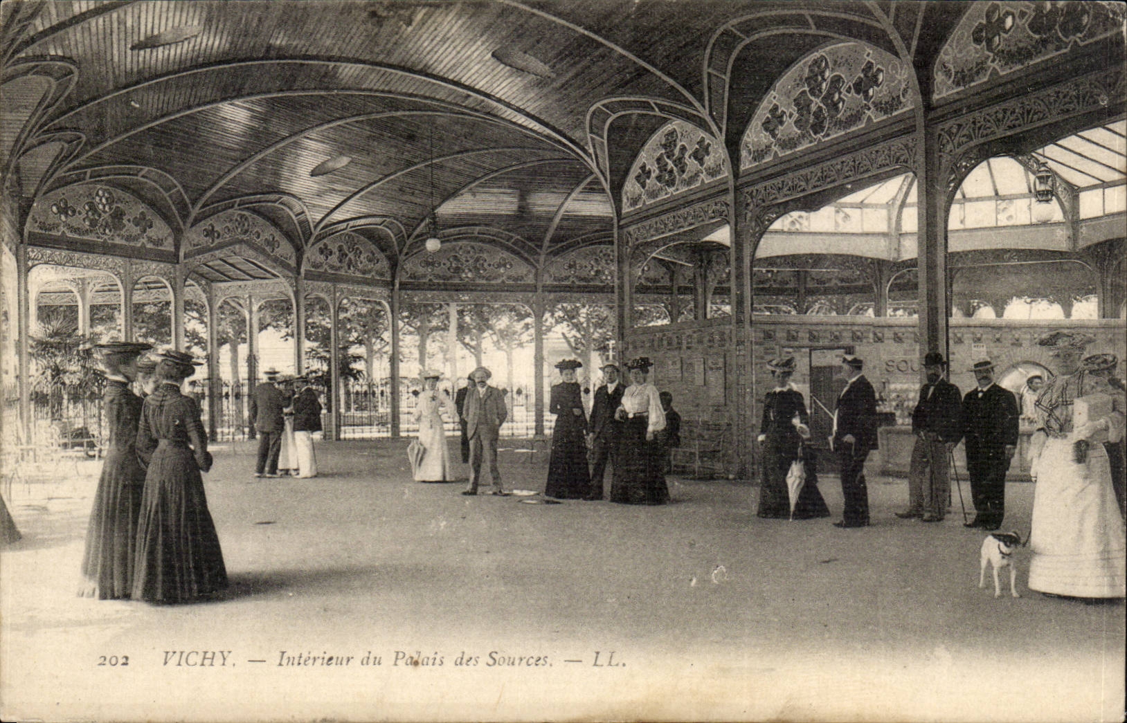 Vichy - Interieur du Palais des Sources - CPA 