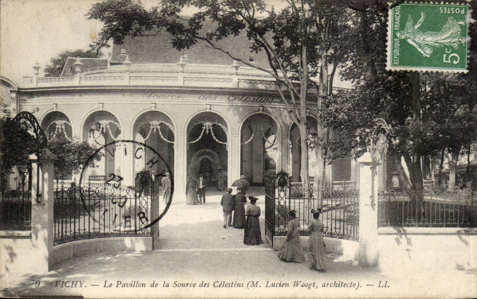 Vichy - Le Pavillon de la Source des Celestins - CPA