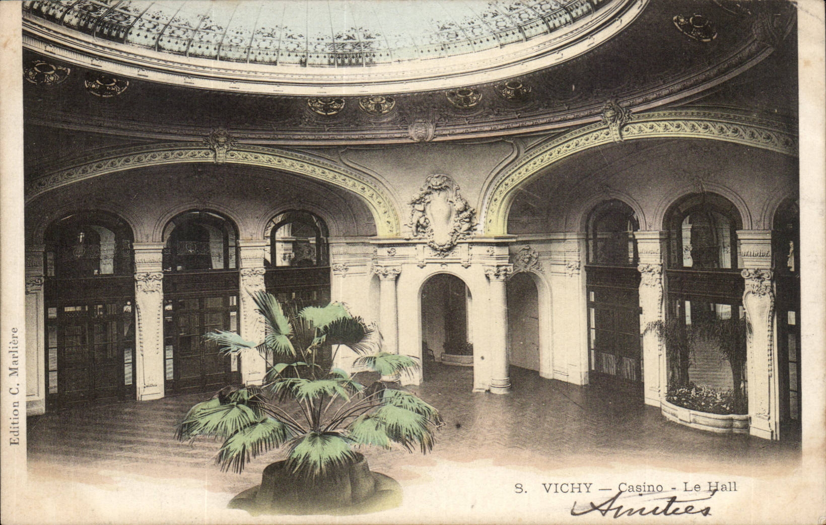 Vichy - Casino - Le Hall - CPA 