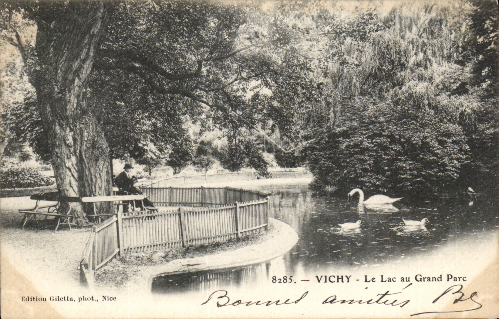 Vichy - Le Lac au Grand Parc - CPA 
