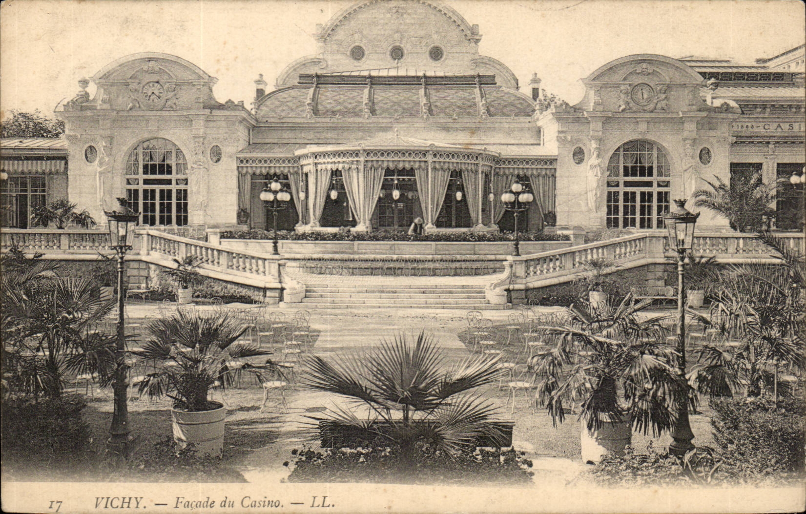 Vichy - Facade du Casino - CPA 