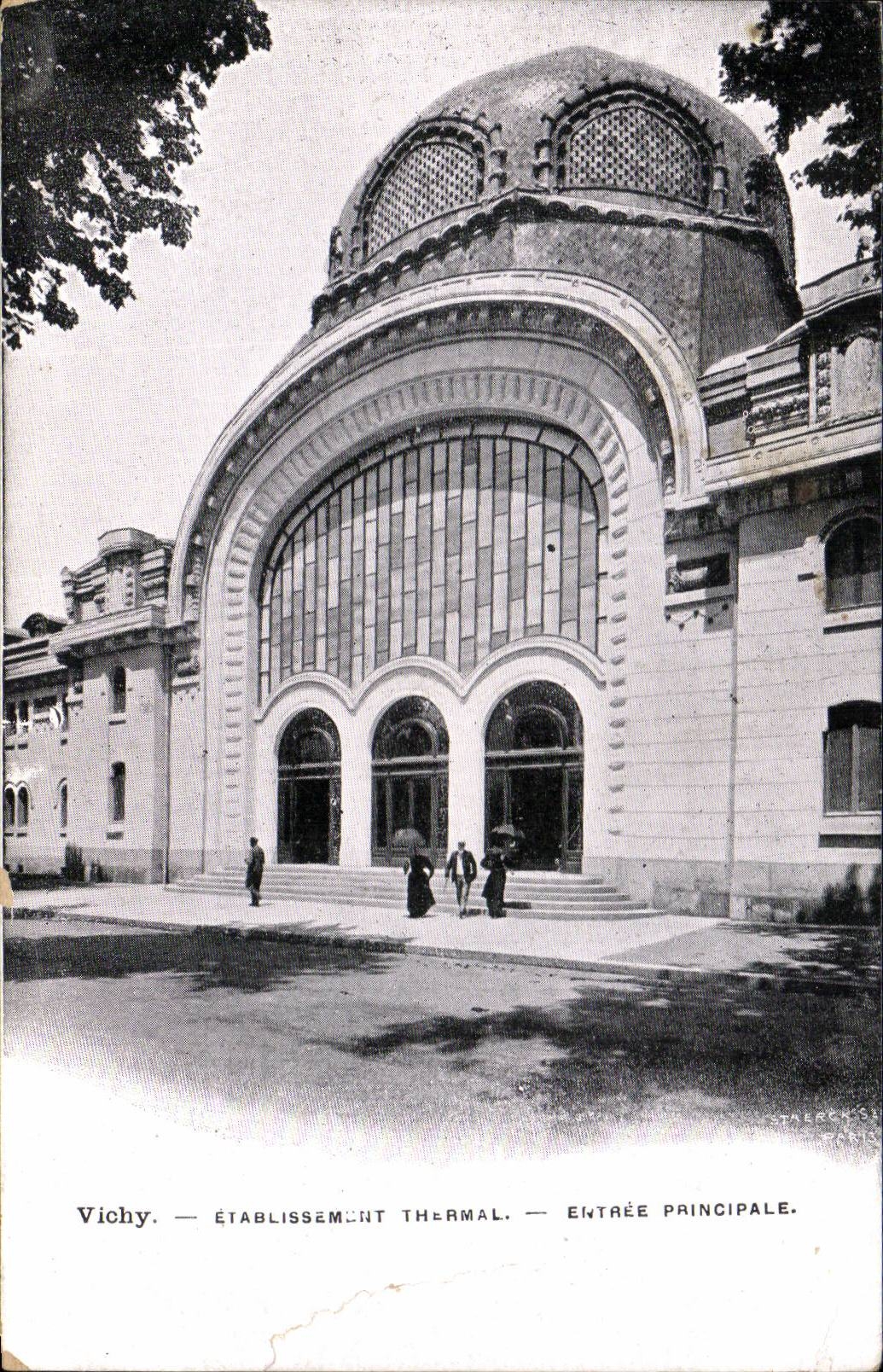 Vichy - Etablissement Thermal - Entree Principal - CPA 