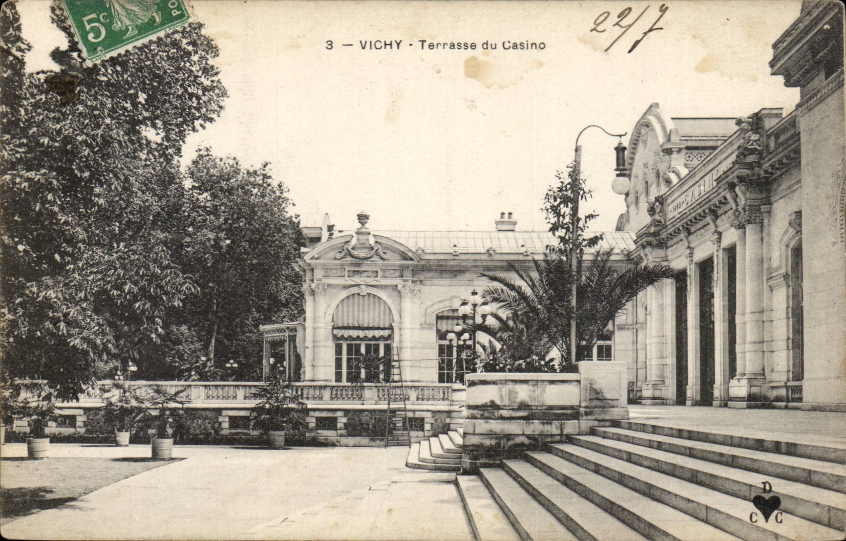 Vichy - Terrasse du Casino - CPA 