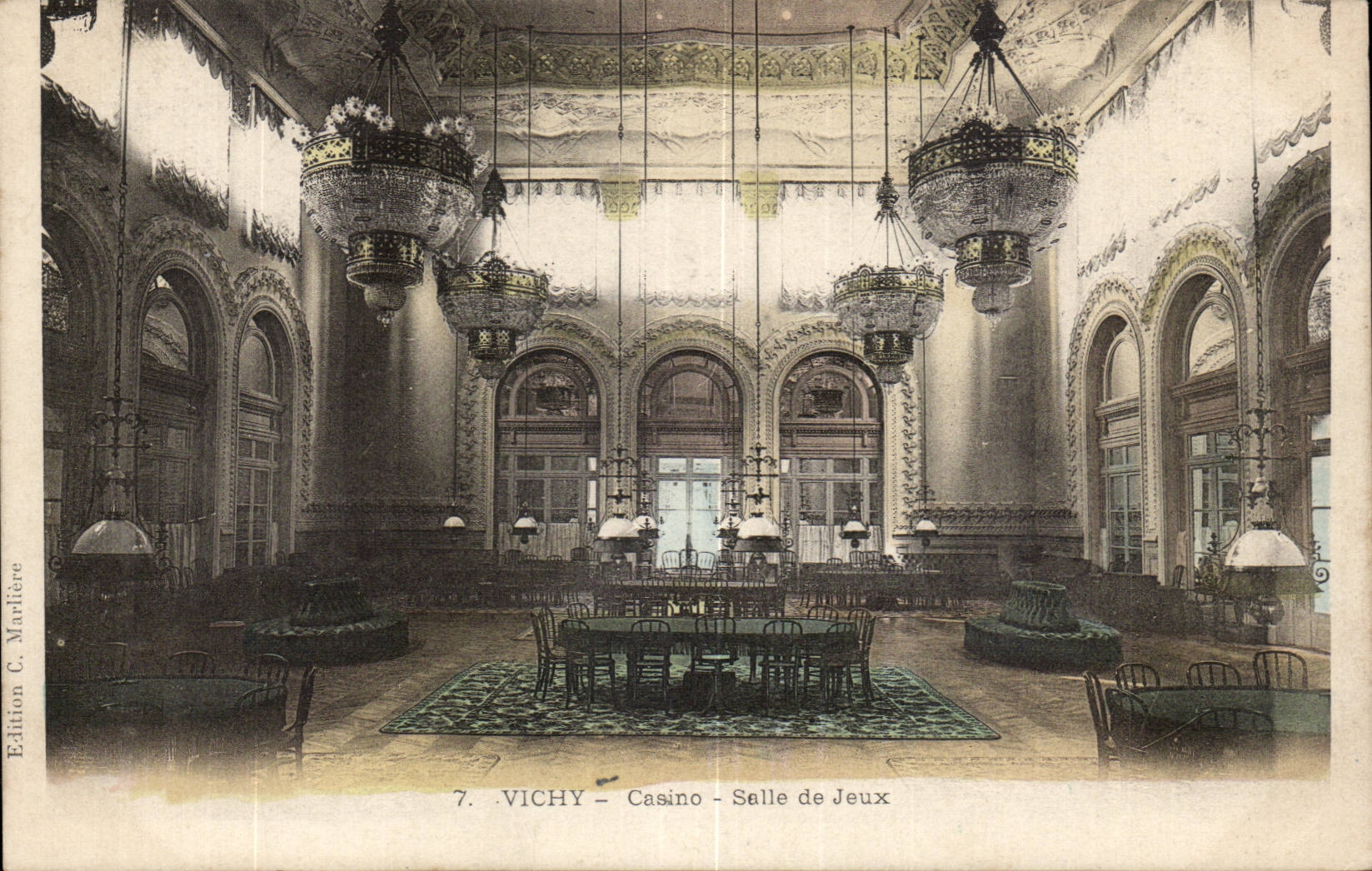 Vichy - Le Casino - Salle de Jeux - CPA 