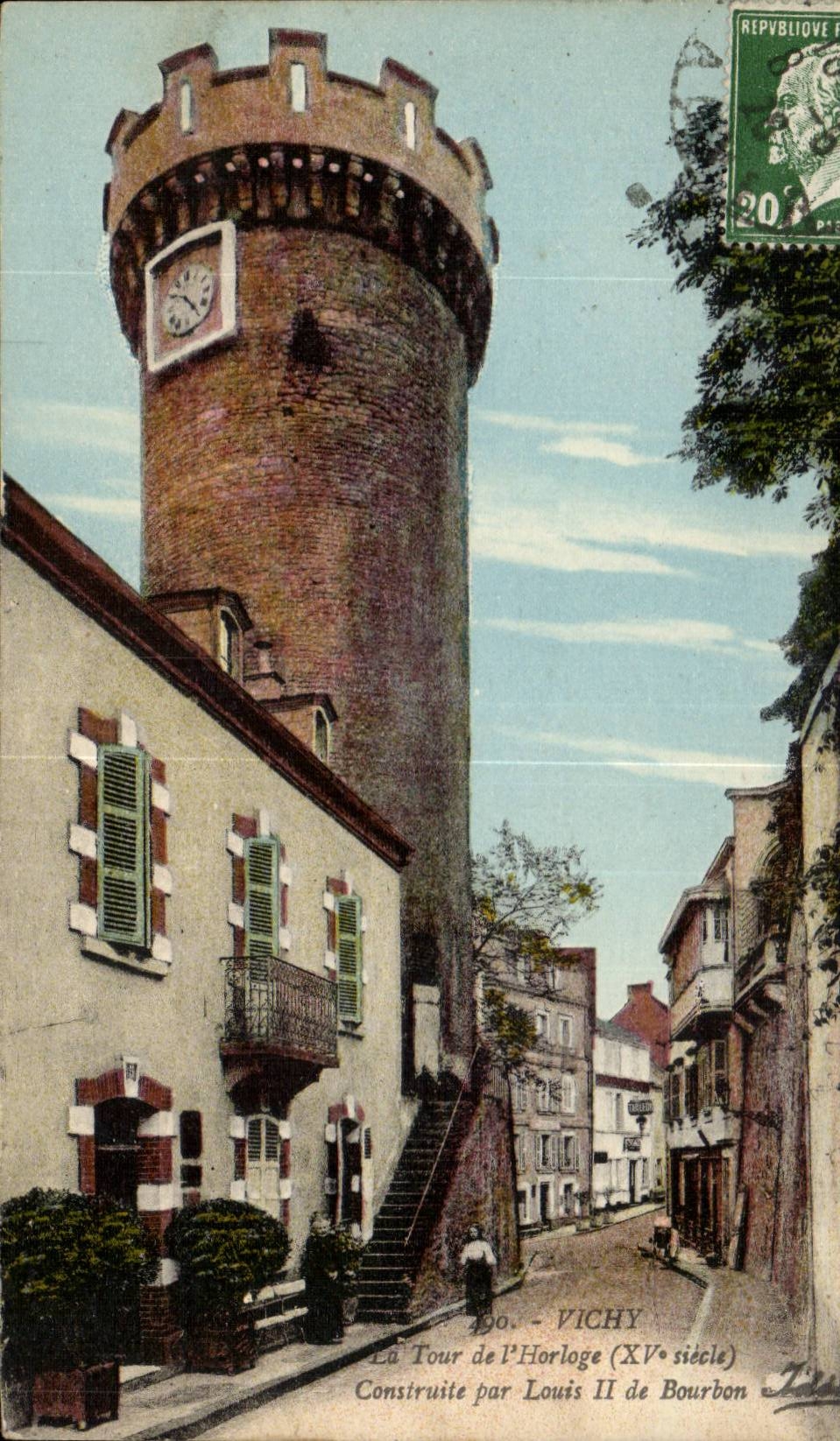 Vichy - La Tour de l'Horloge - CPA 