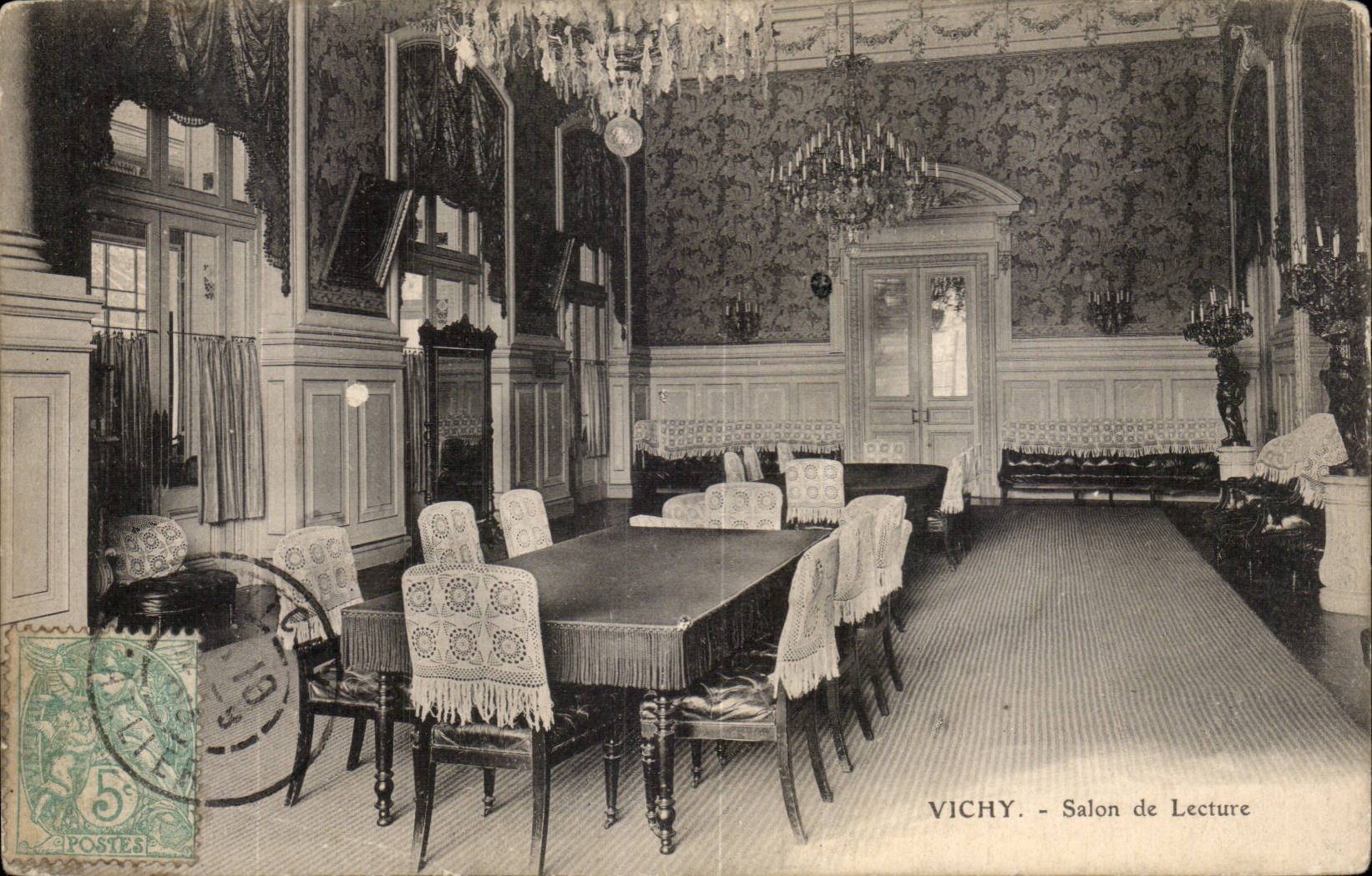 Vichy - Salon de Lecture - CPA 