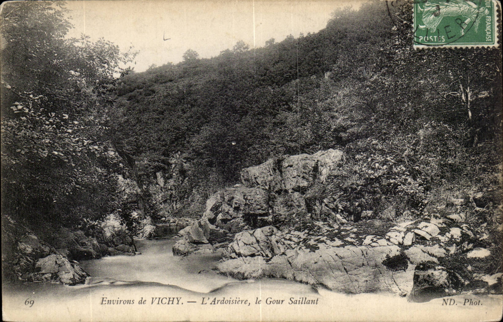 Environs de Vichy - L'Ardoisiere le Gour Saillant - CPA 