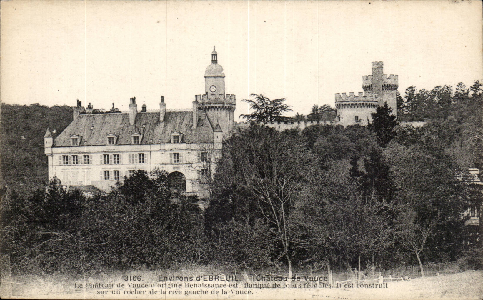 Surroundings of Ebreuil - Castle of Vauce - CPA