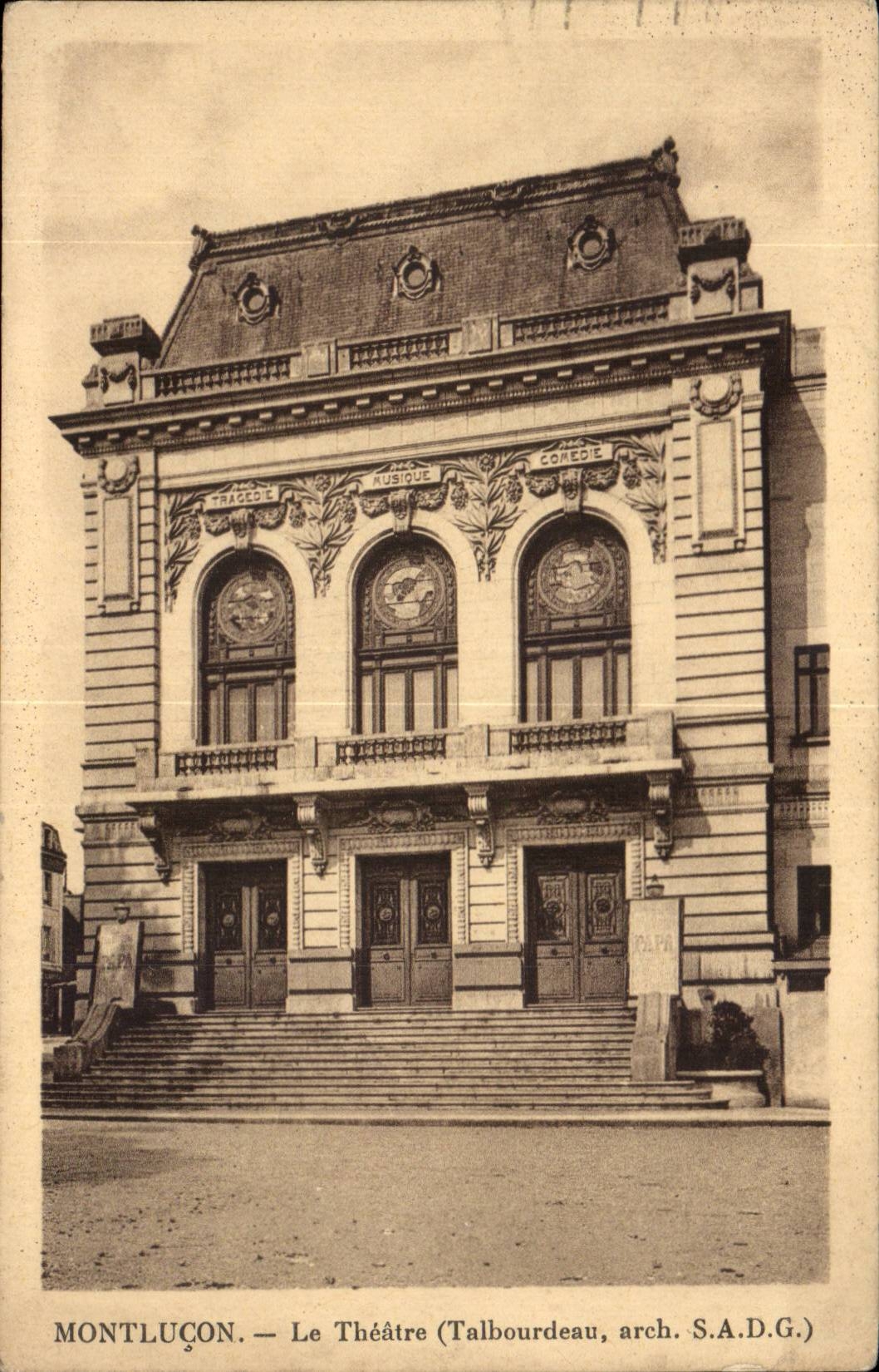 Montlucon - Le Theatre - CPA 