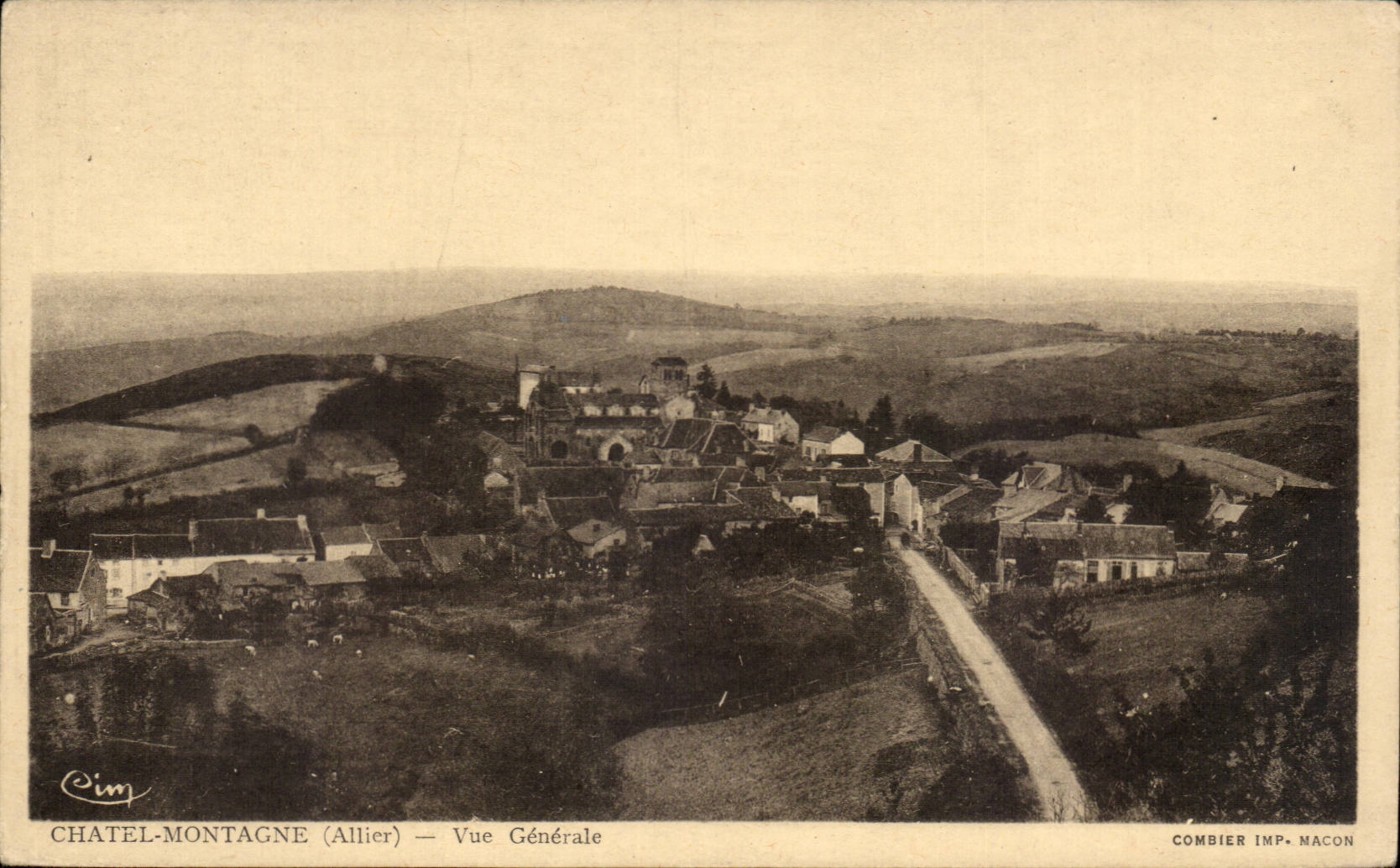 Chatel Mountain - View - CPA