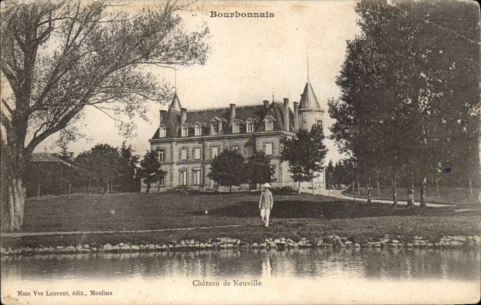 Bourbonnais - Castle of Neuville - CPA
