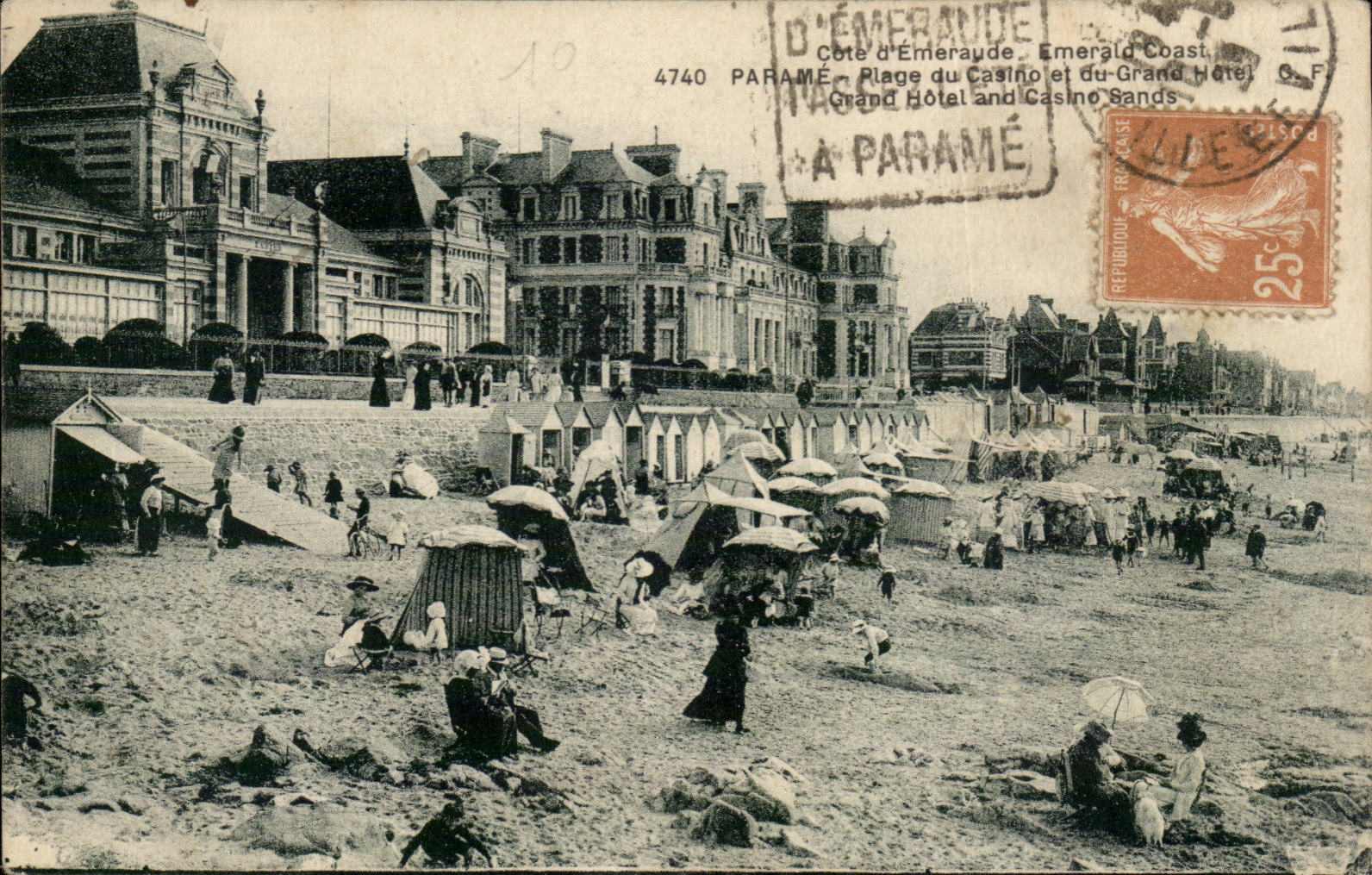 Parame - Strand des Kasinos und des grossen Hotels - CPA