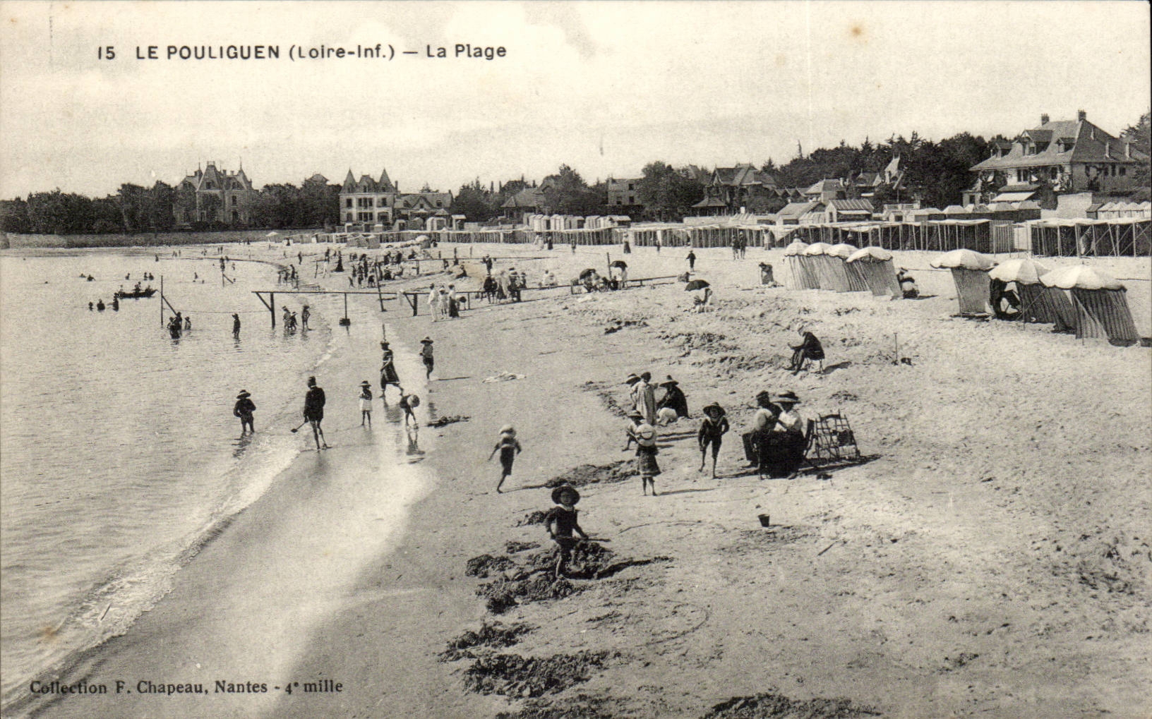 Pouliguen - the Beach - CPA