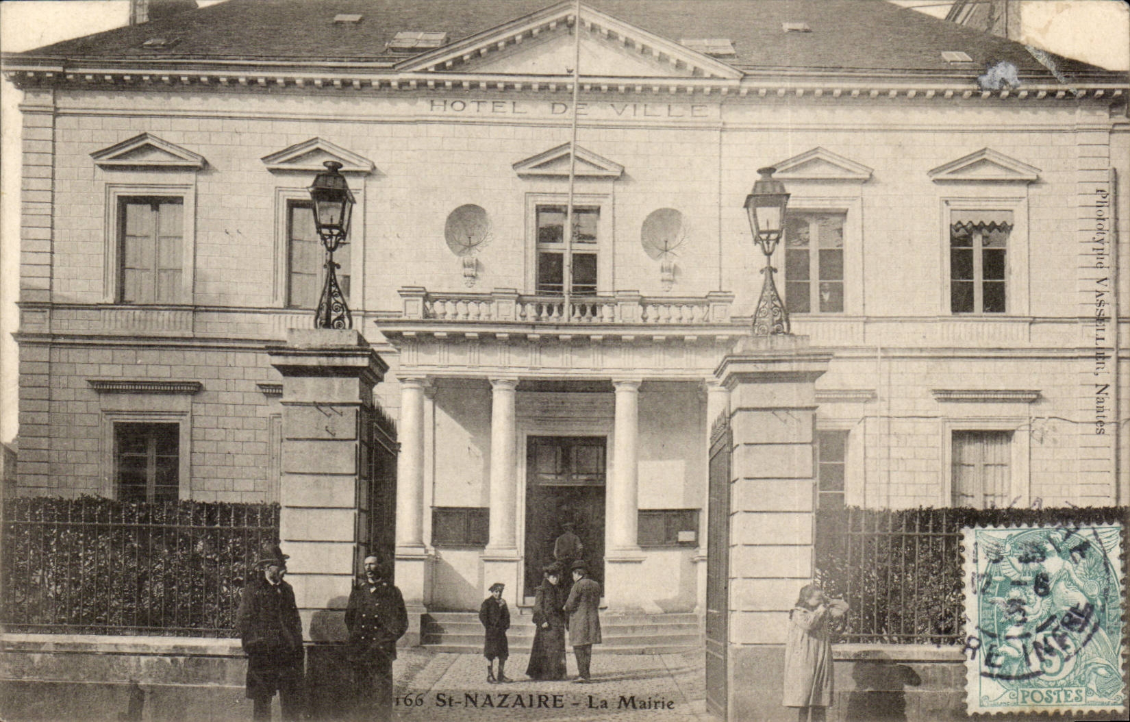 Saint Nazaire - das Rathaus - CPA