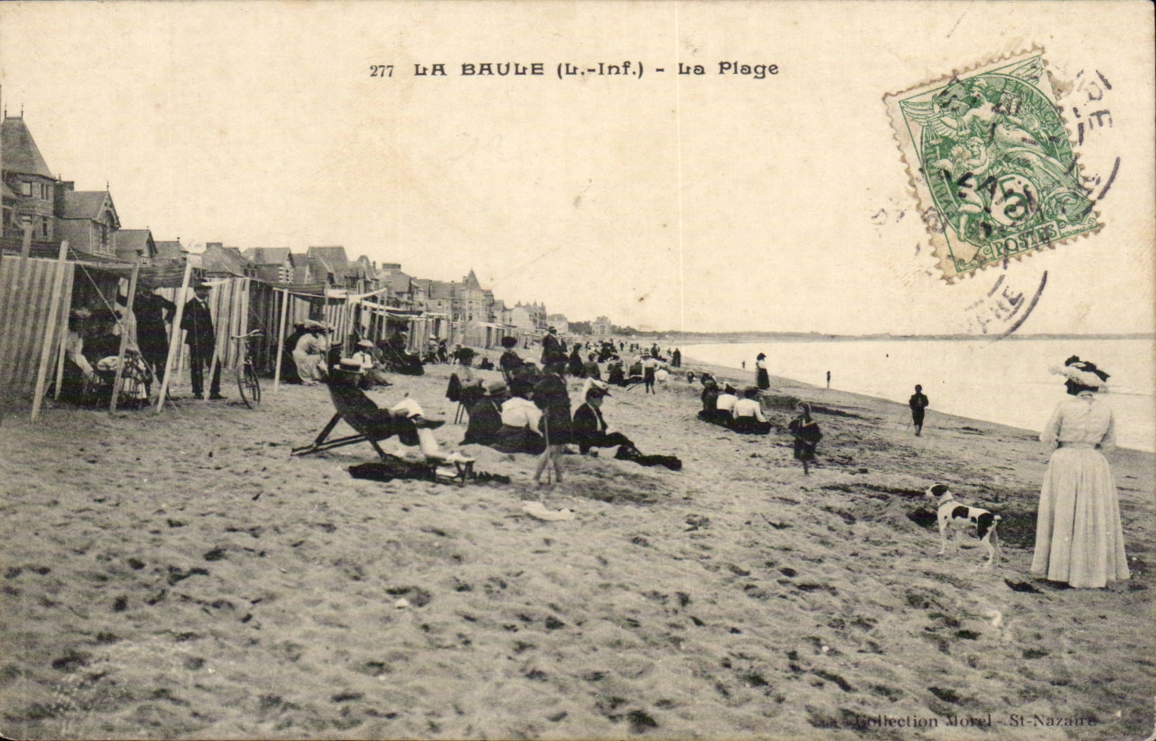 La Baule - der Strand - CPA