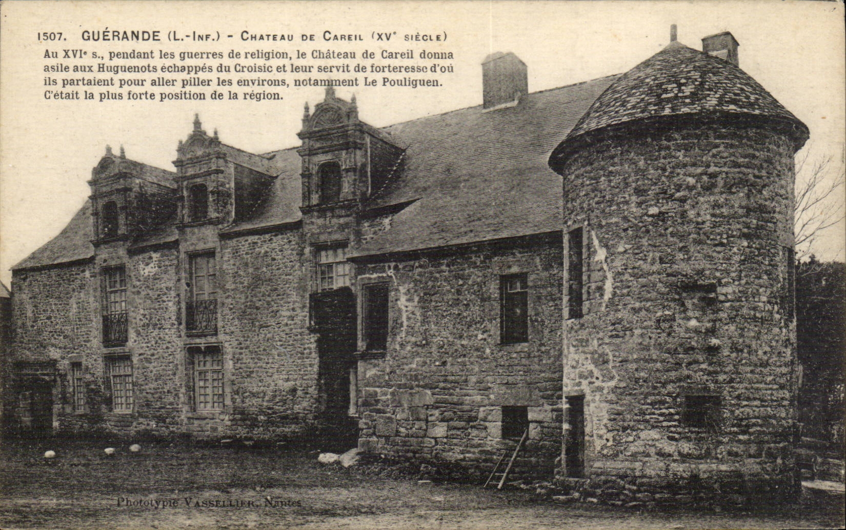 Guerande - Castle of Careil XV century - CPA