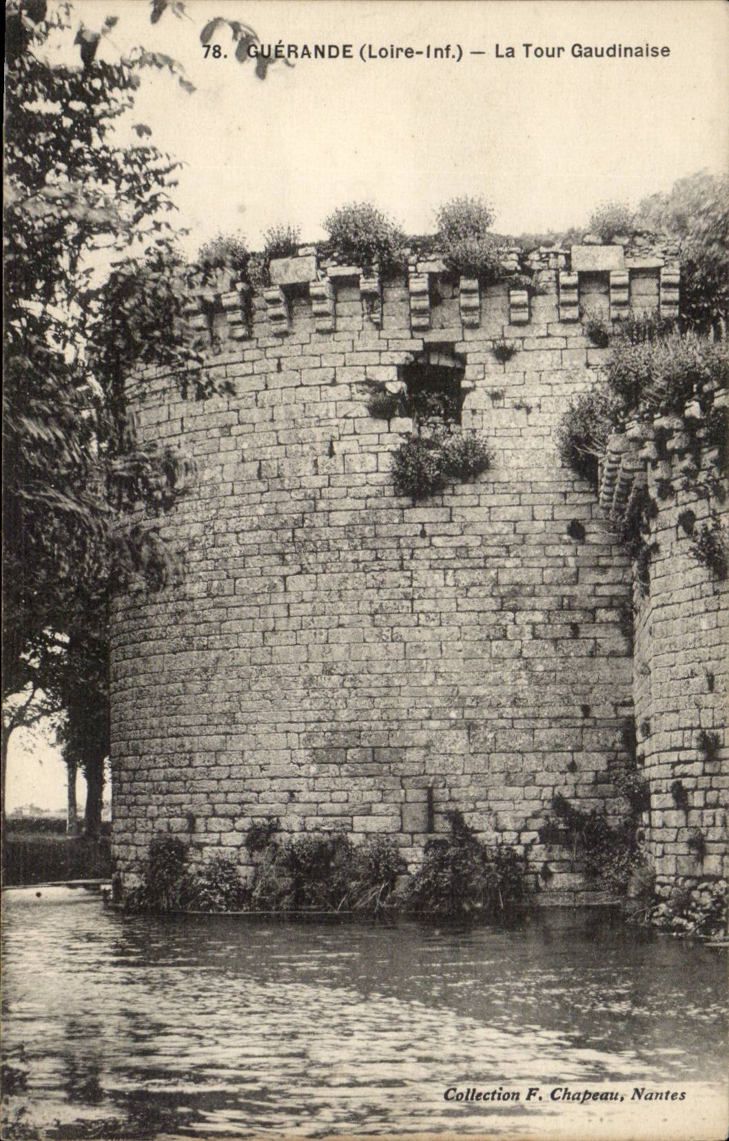 Guerande - the Gaudinaise Tower - CPA