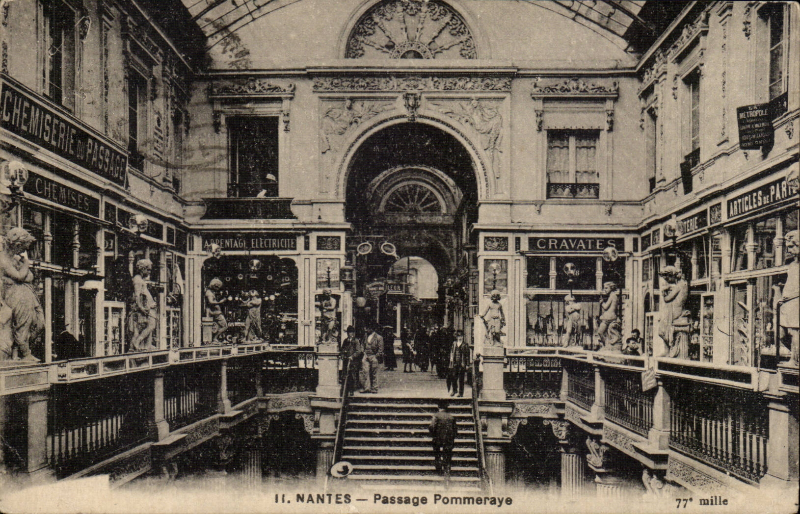 Nantes - Pommeraye Passage - CPA