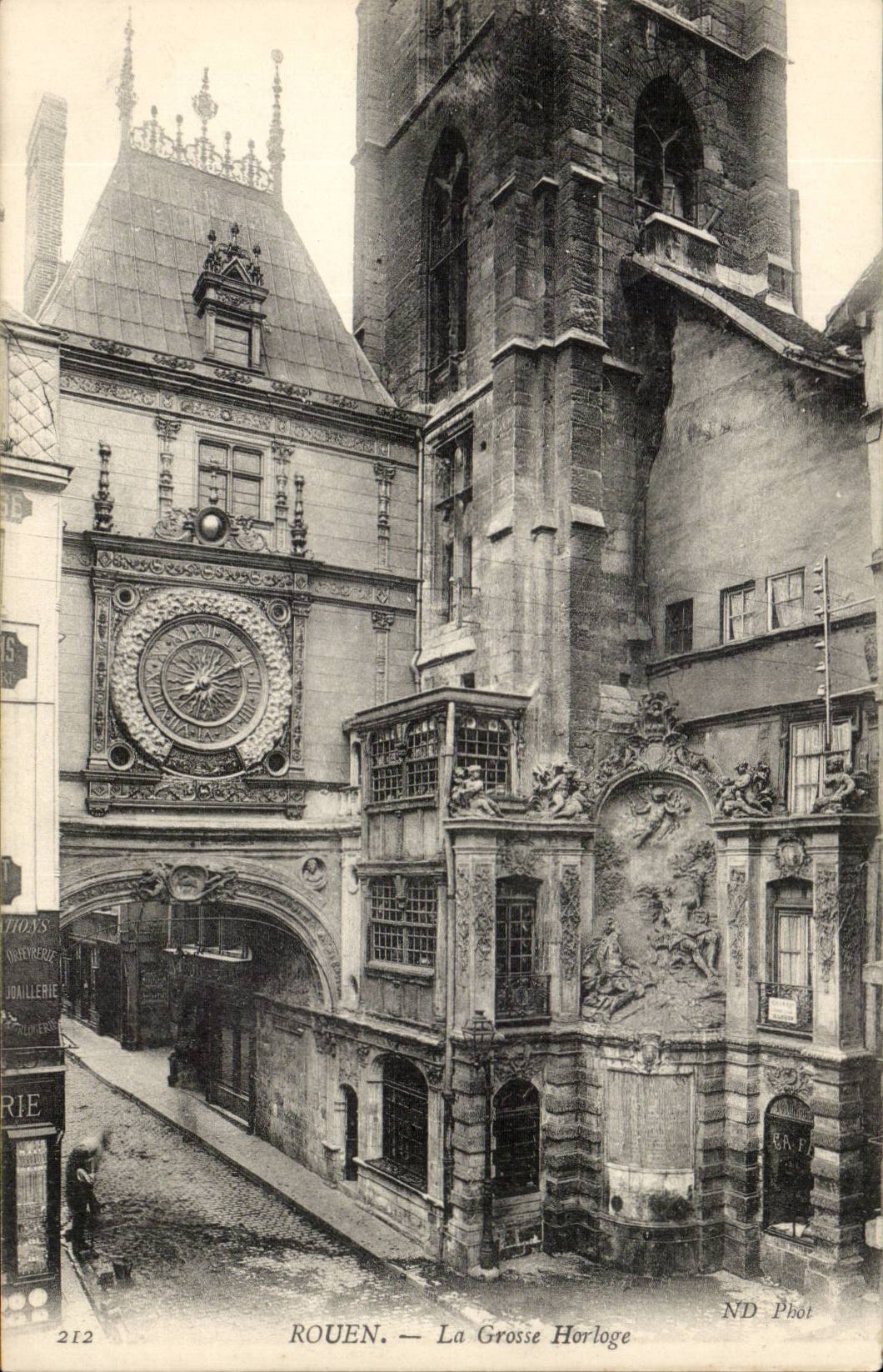 Rouen - the Large Clock - CPA