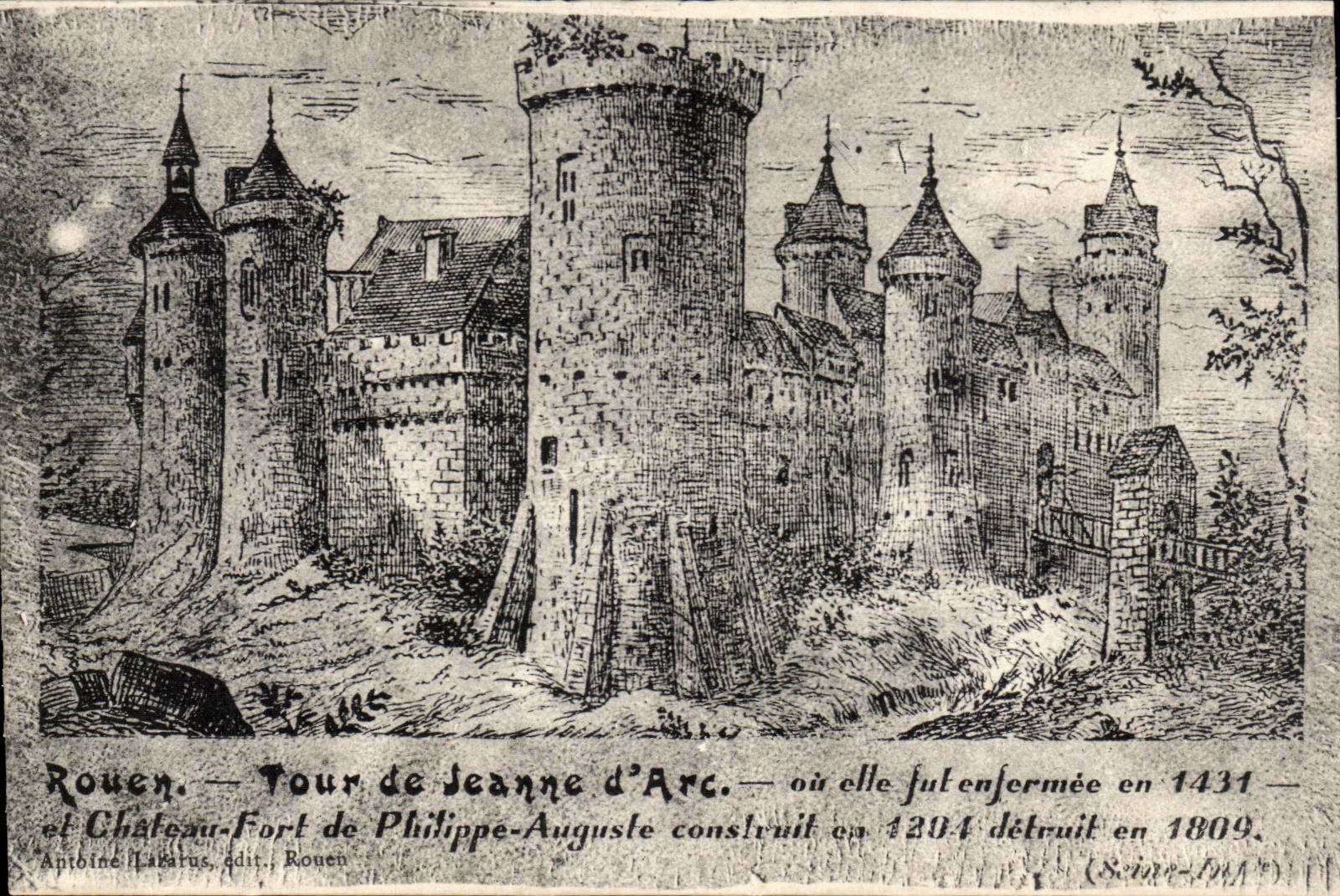 Rouen - Turn of Jeanne d' Arc - CPA