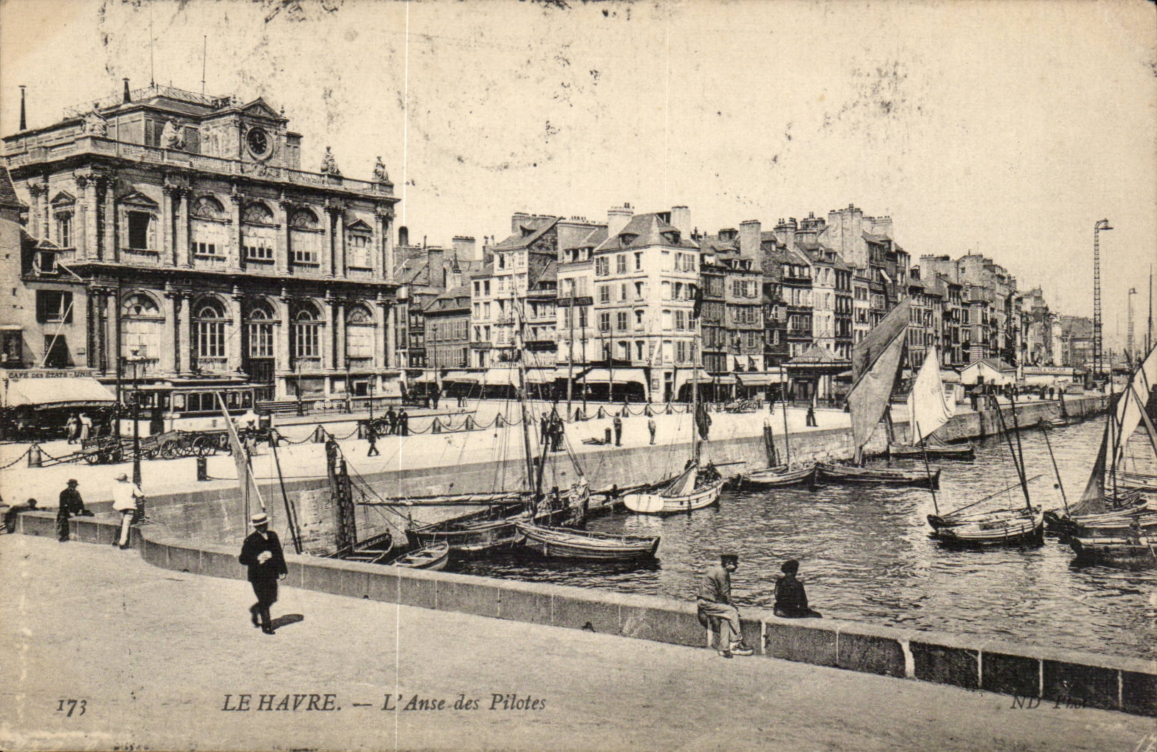 Le Havre - der Handgriff der Piloten - CPA