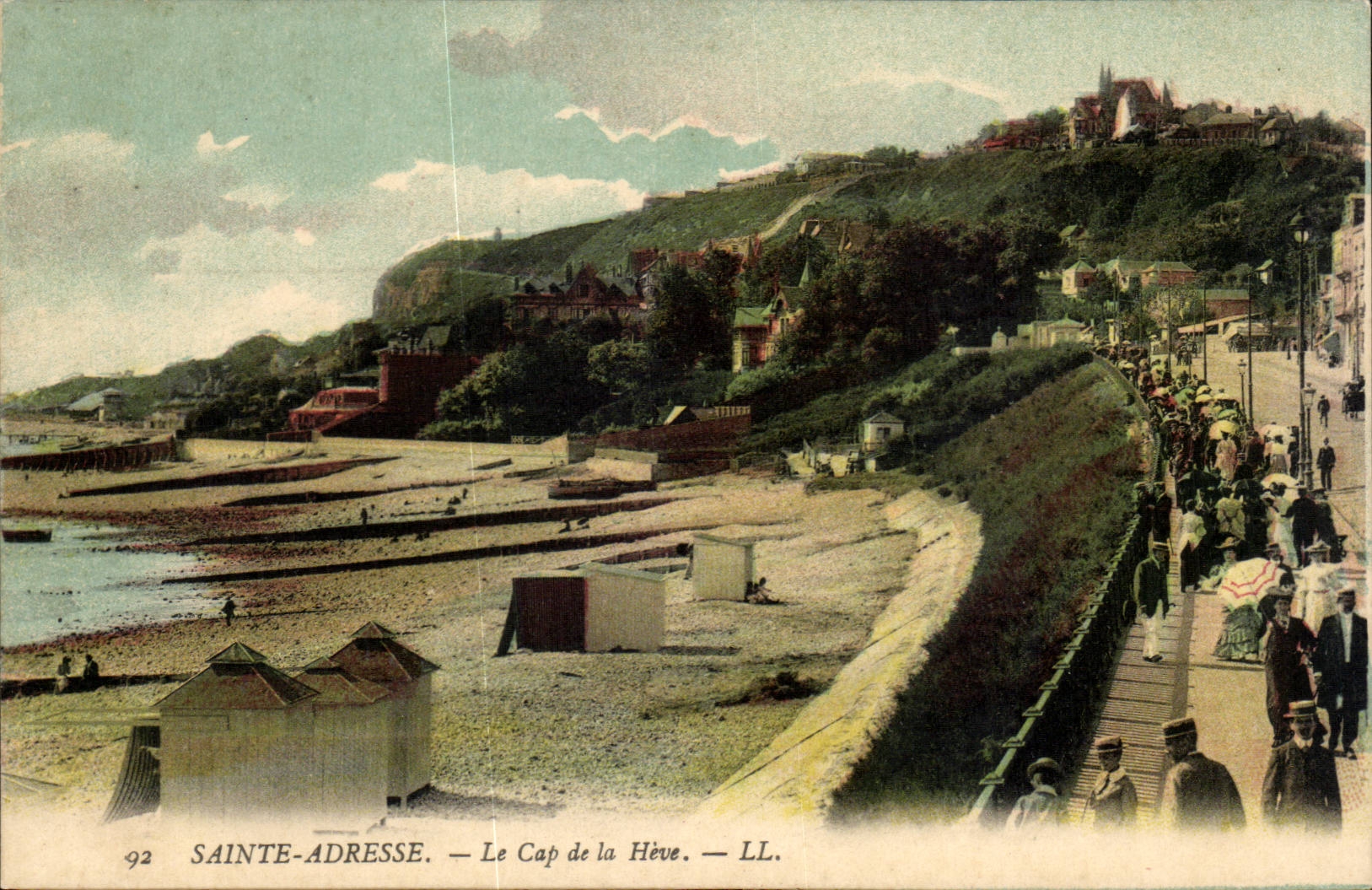 Le Havre - das Kap von Heve - CPA