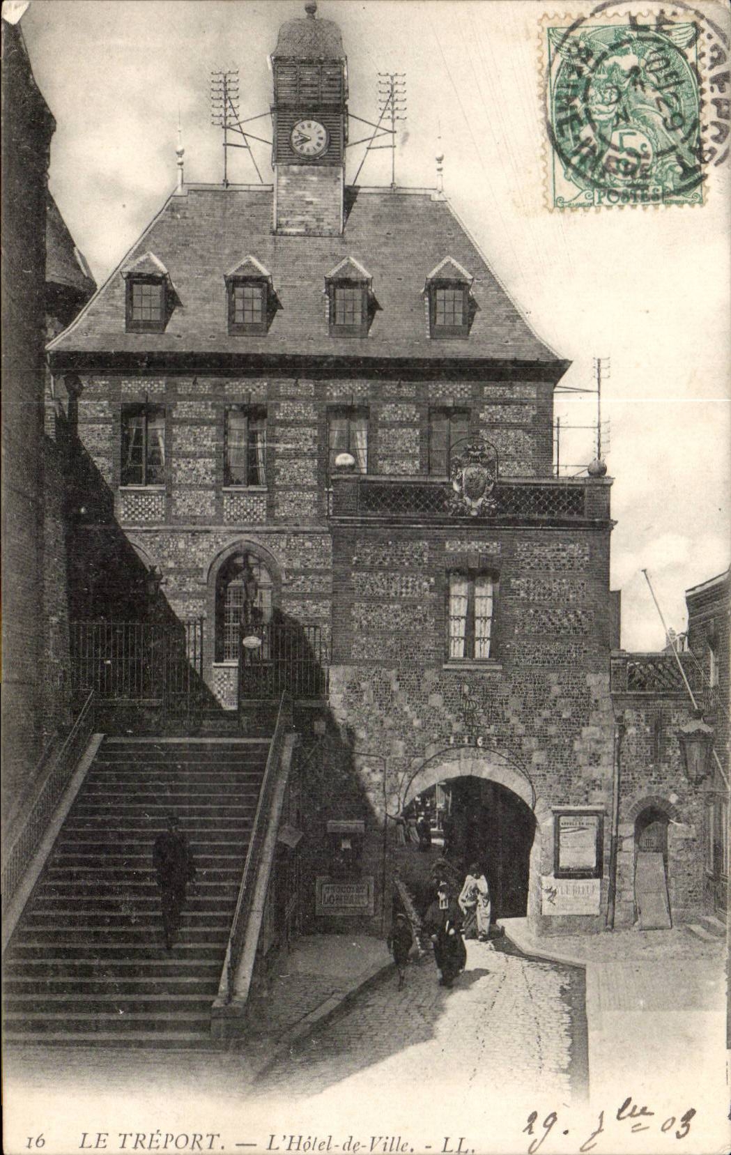 Treport - das Rathaus - CPA