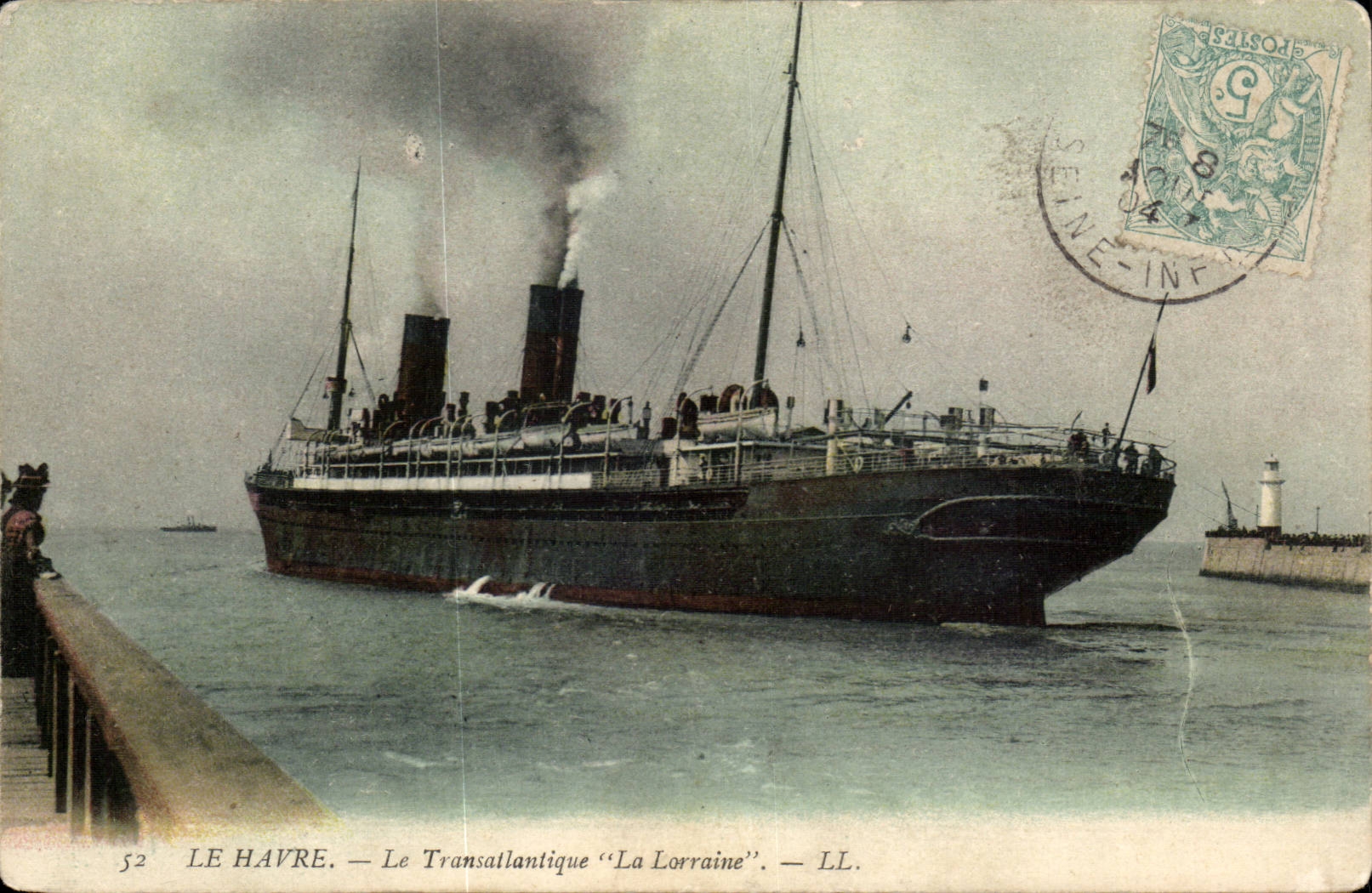 Le Havre - Dampfer Lothringen - Dampfer - - CPA