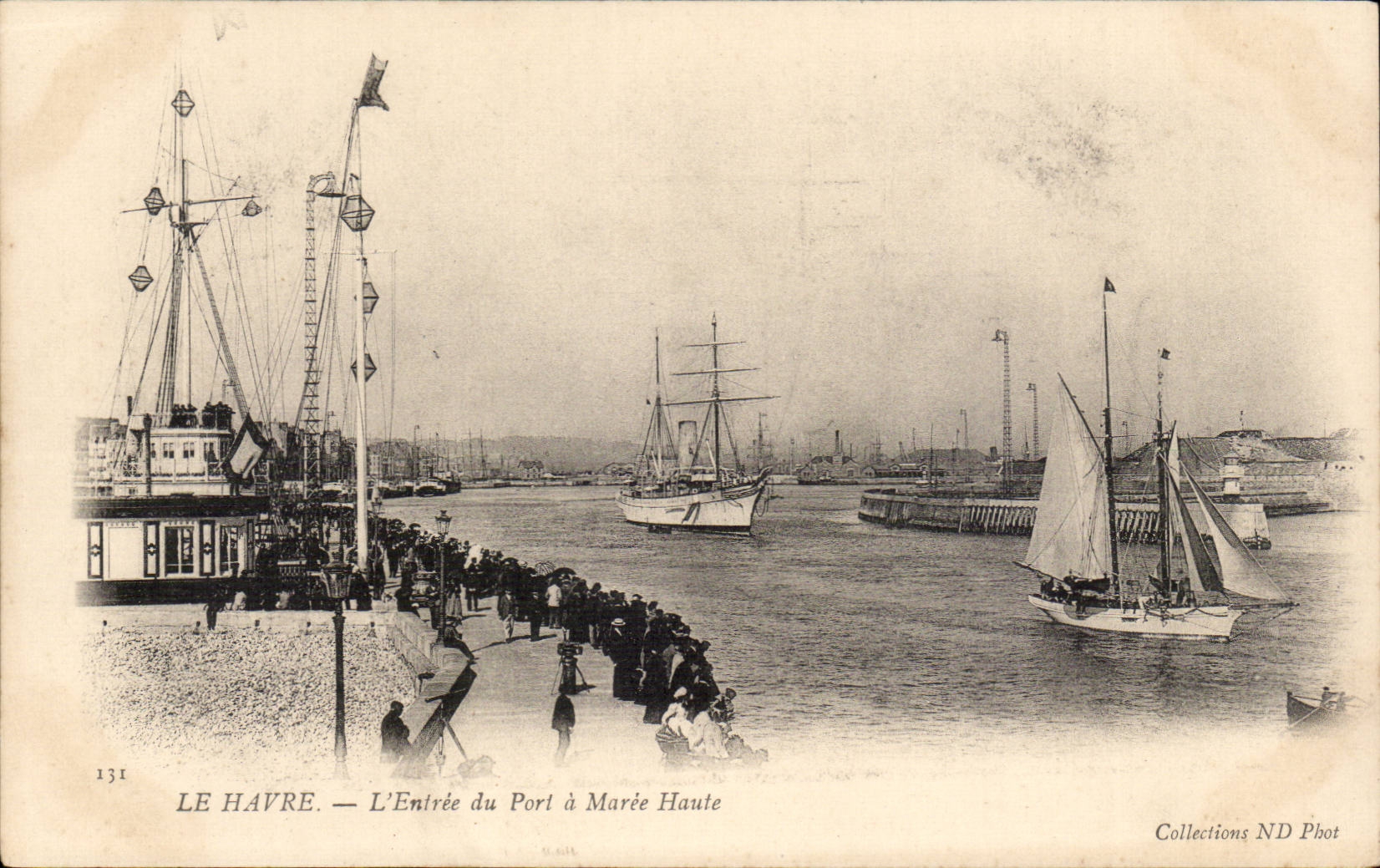 Le Havre - Entrance of the Port High tide has - CPA