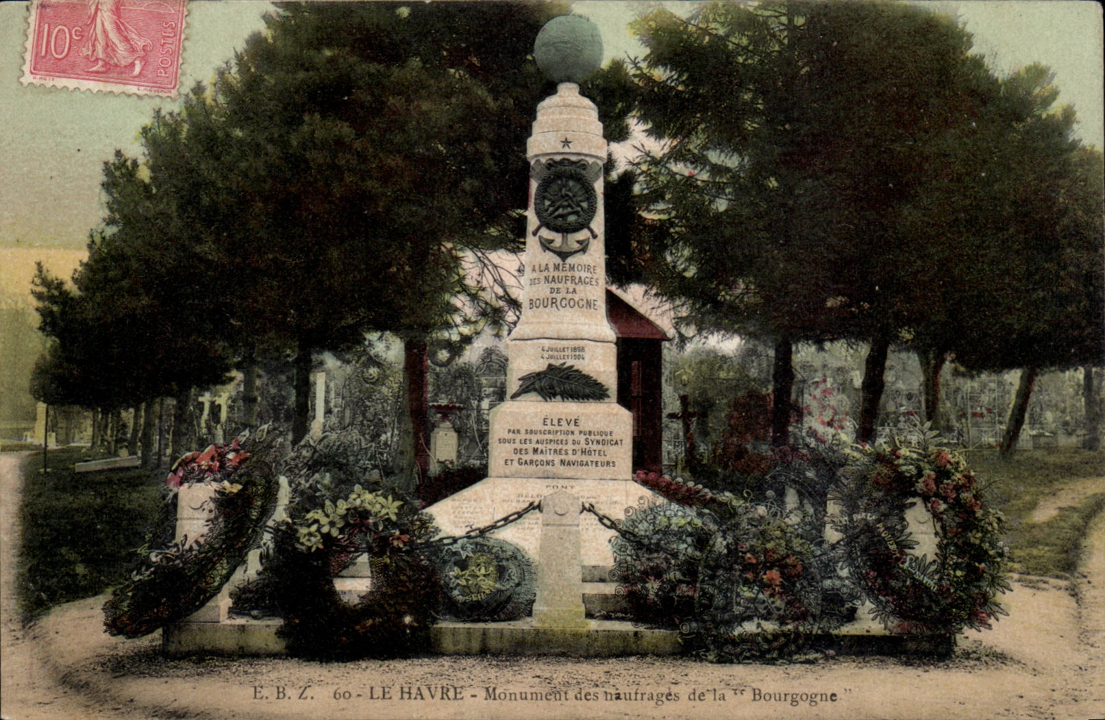 Le Havre - Denkmal von Burgunder - CPA