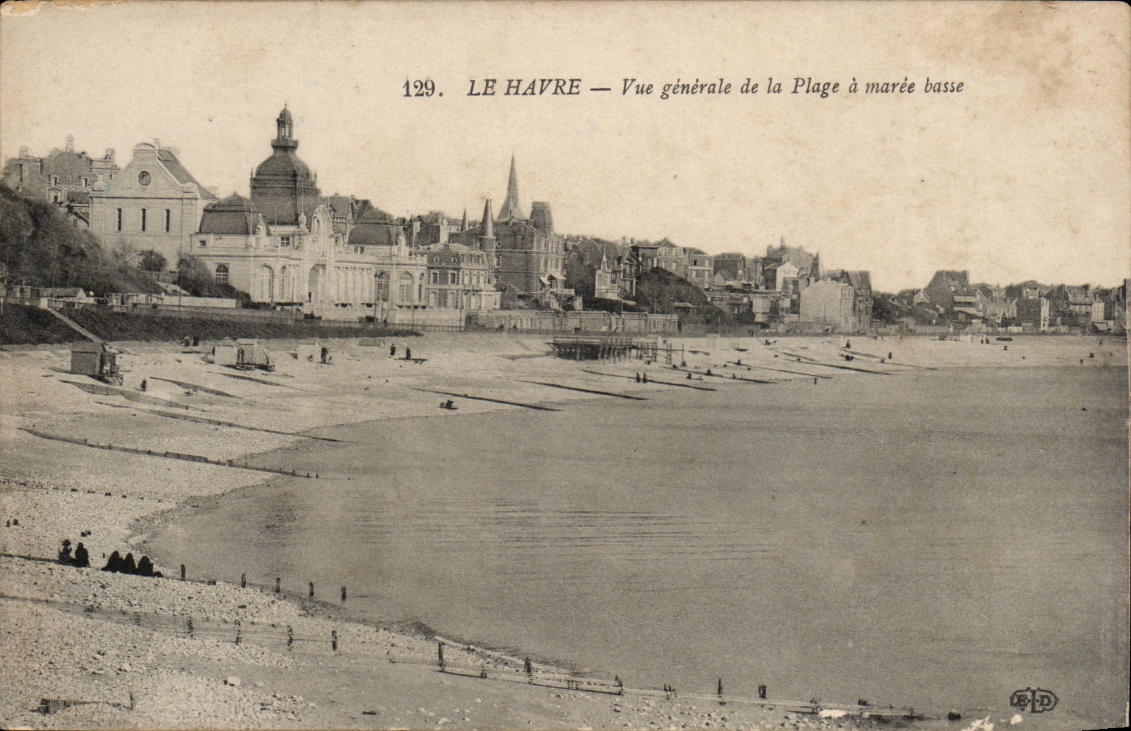 Le Havre - Ansicht der niedrigen Gezeiten des Strandes hat - CPA