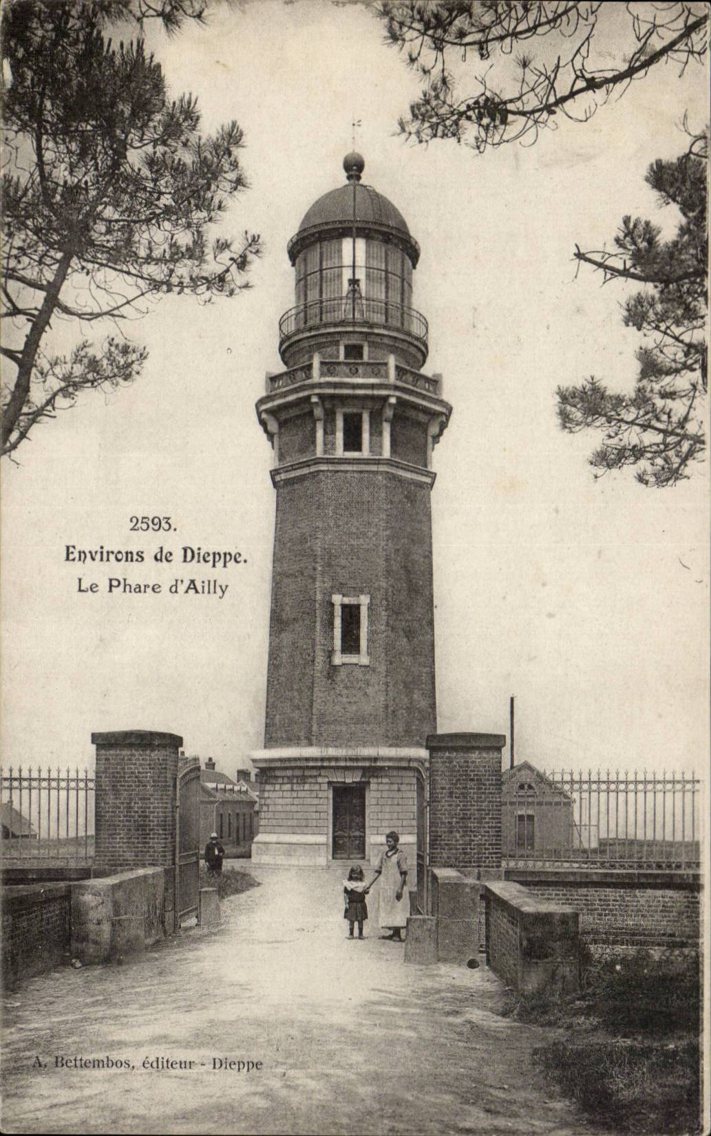 Surroundings of Dieppe CPA the headlight of Ailly (ligththouse)