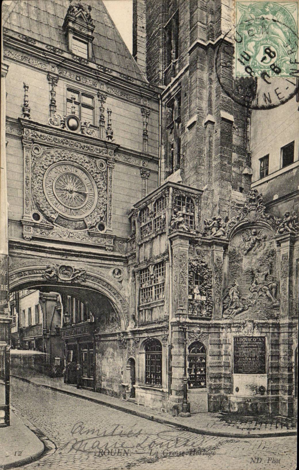 Rouen CPA the large clock (clock)