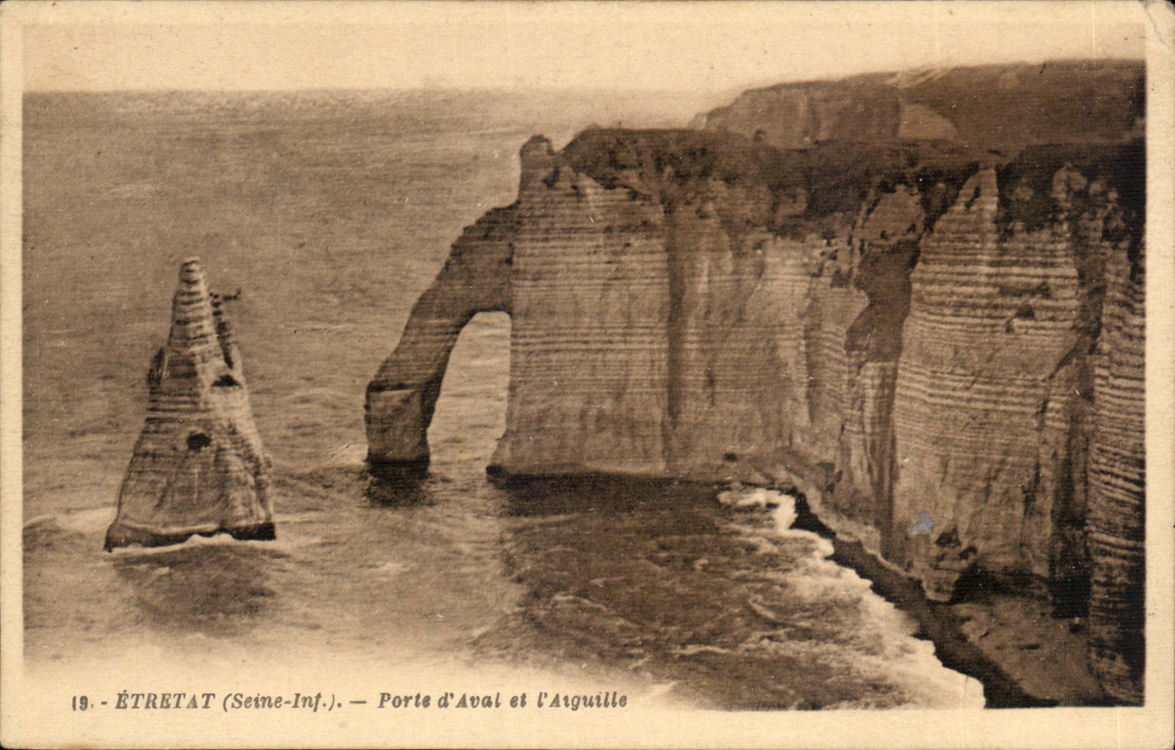 Etretat CPA Gate of downstream and the needle