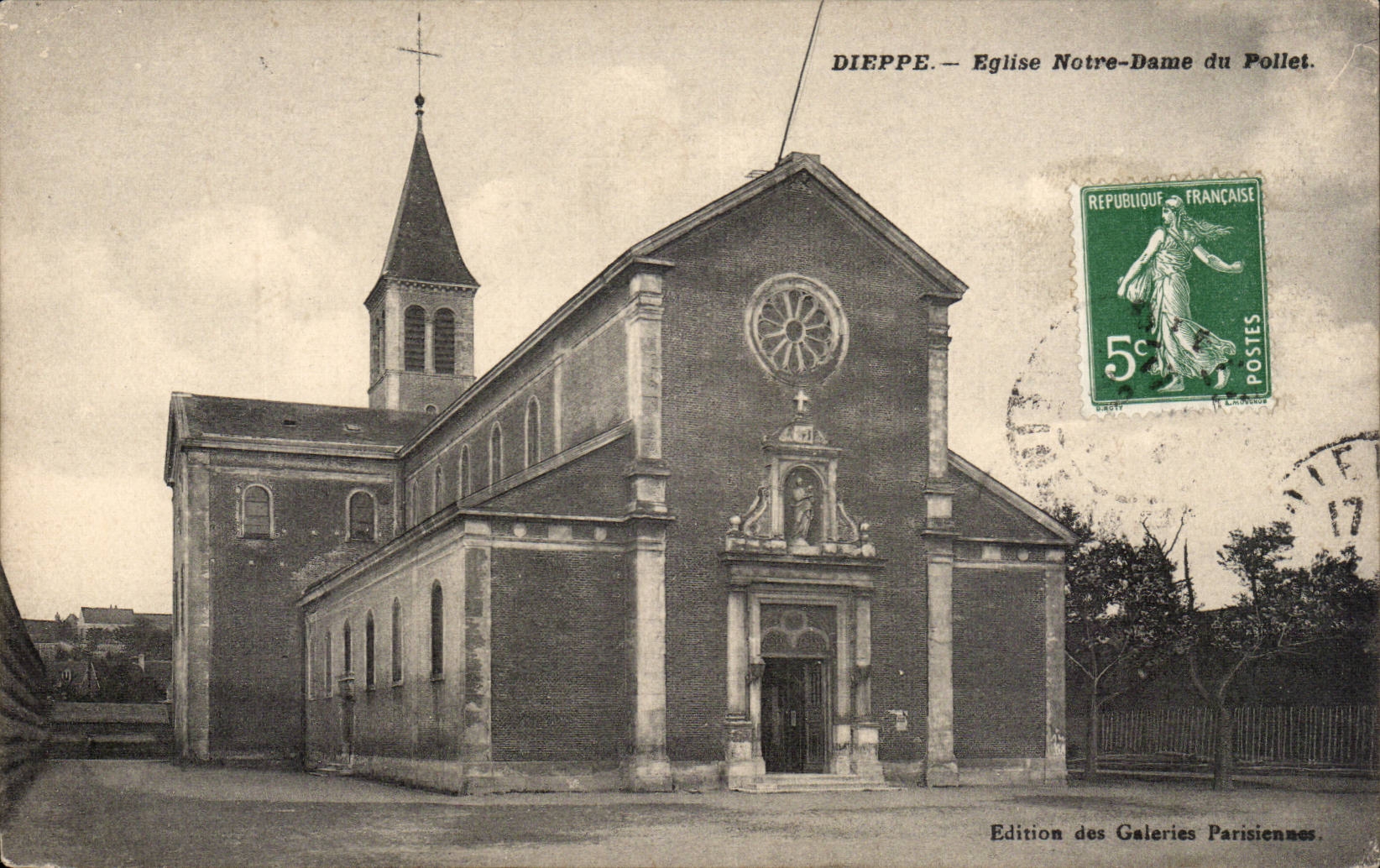 Dieppe CPA Notre Dame Church of Pollet
