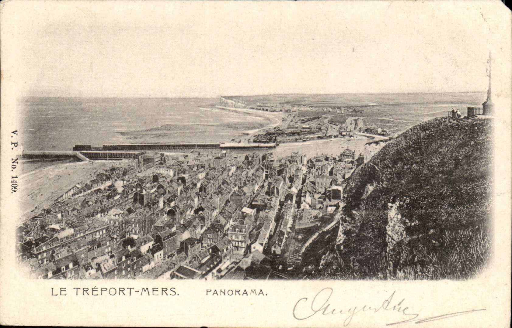 Treport CPA panorama