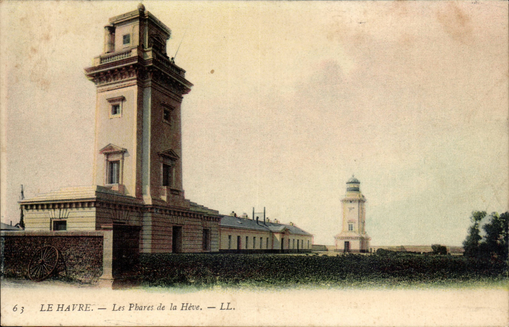 Le Havre CPA headlights of Heve (ligththouse)