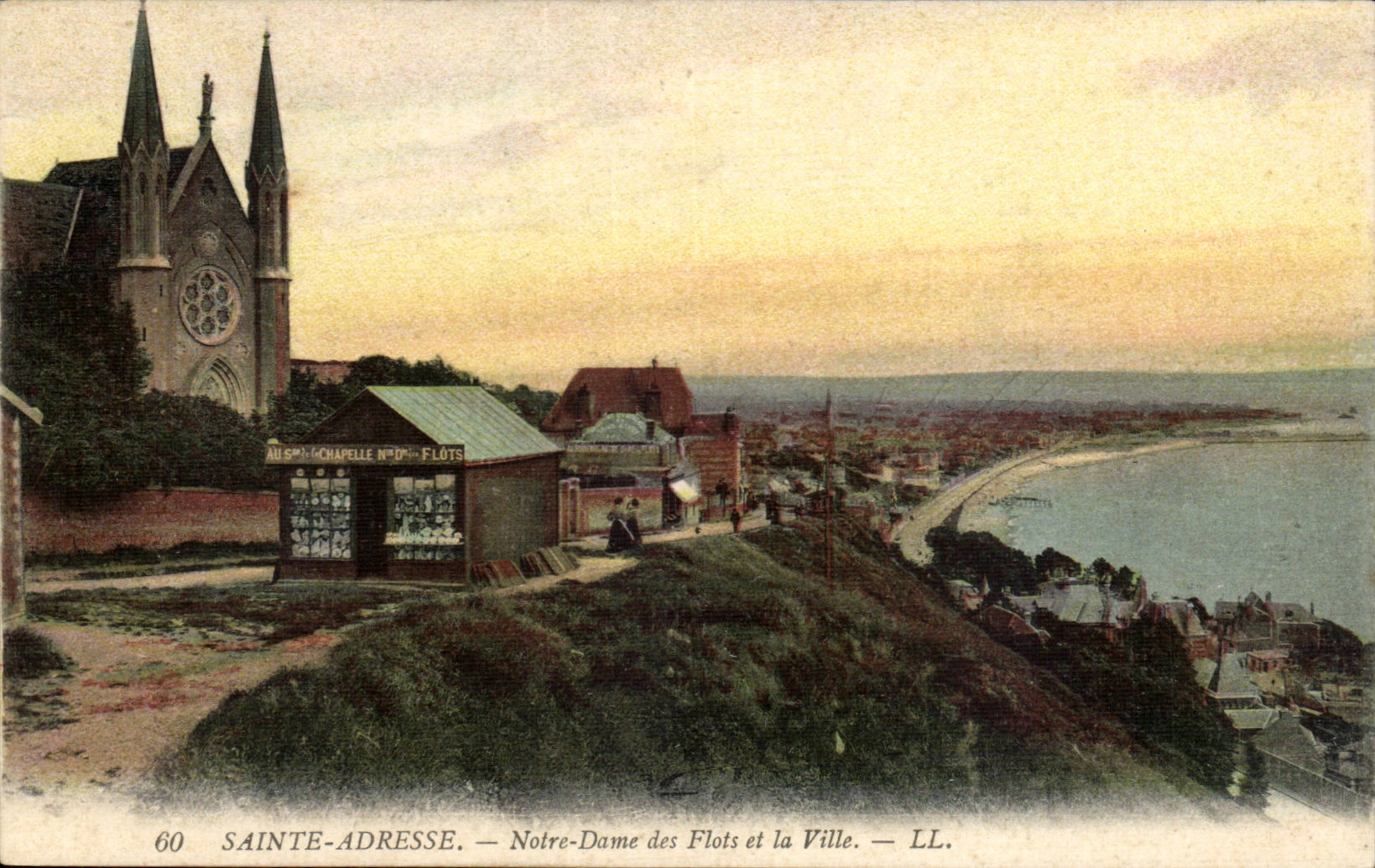 Havre-Sainte Adresse CPA unsere Dame der Fluten und der Stadt