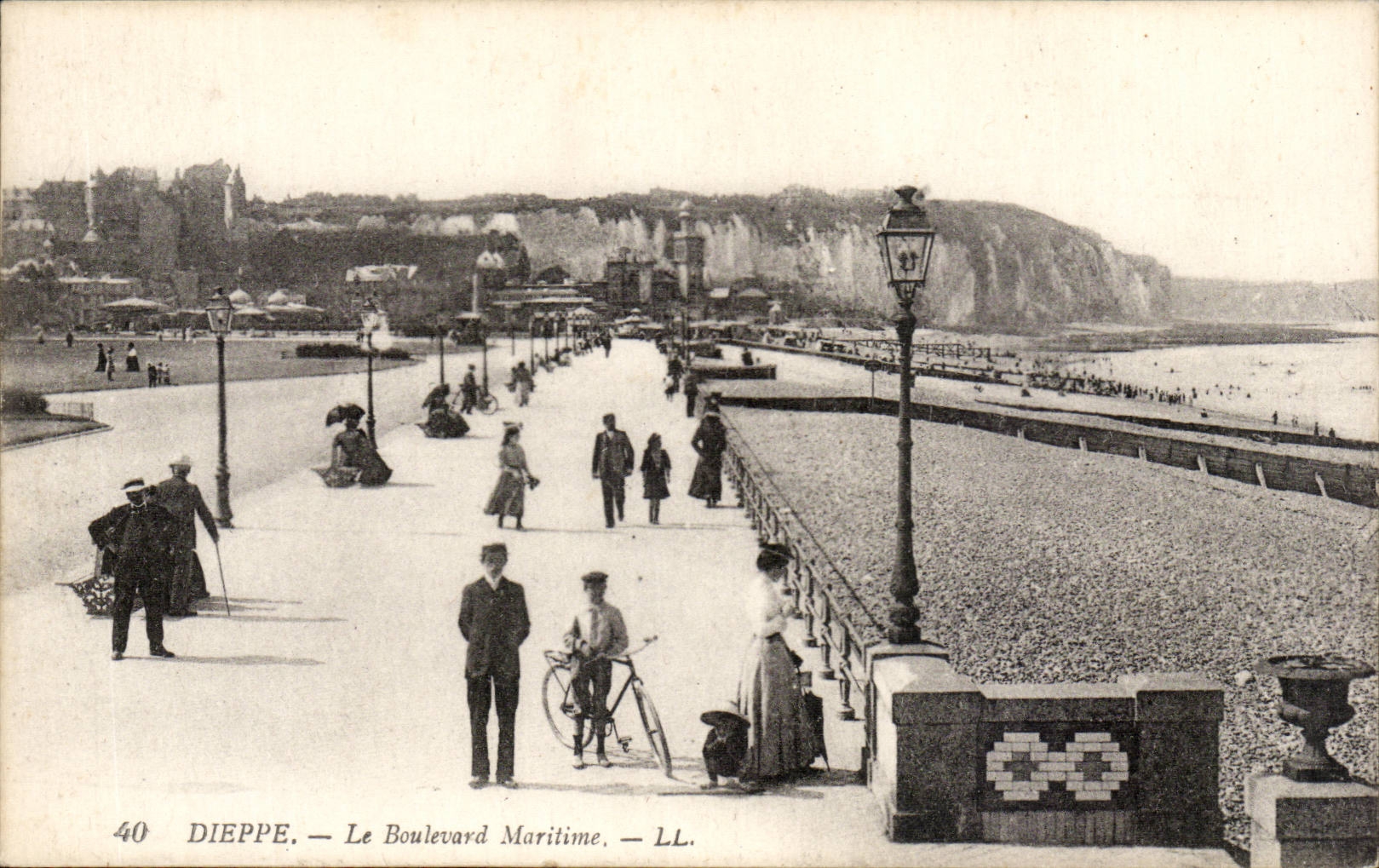 Dieppe CPA the maritime boulevard