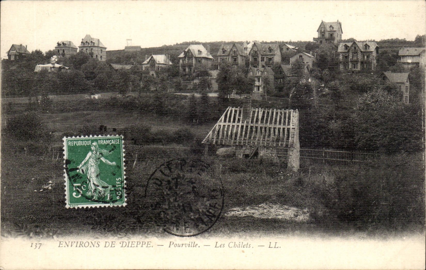 Surroundings of Dieppe CPA Pourville Country cottages