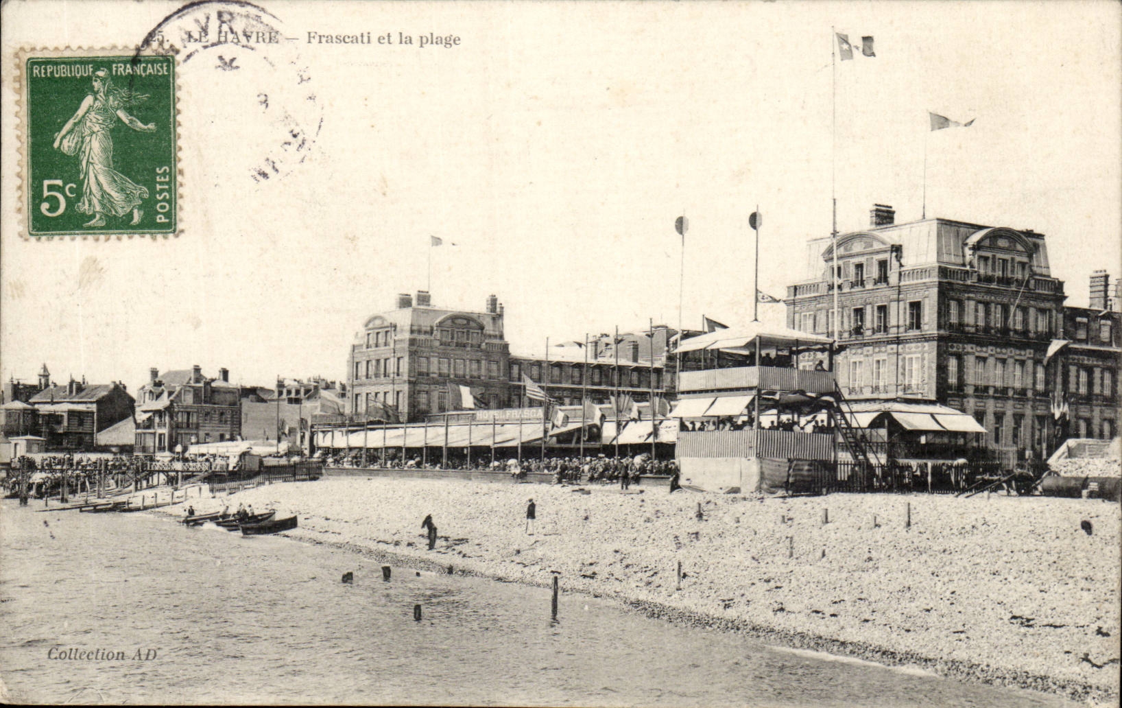 Le Havre CPA Frascati und der Strand