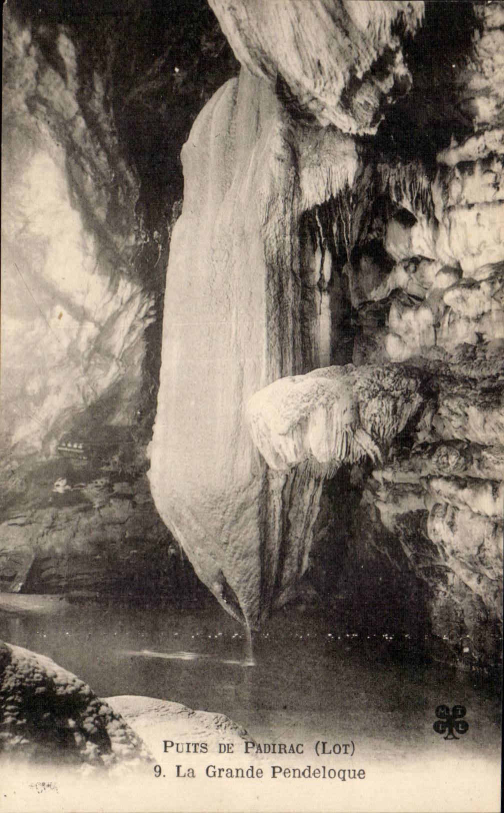 Well of Padirac CPA large Pendeloque