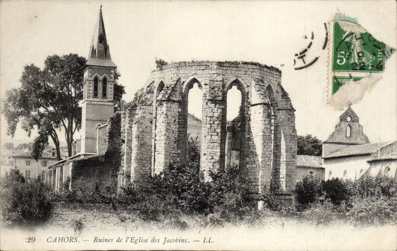 CPA Cahors Ruins of the church of the Jacobins