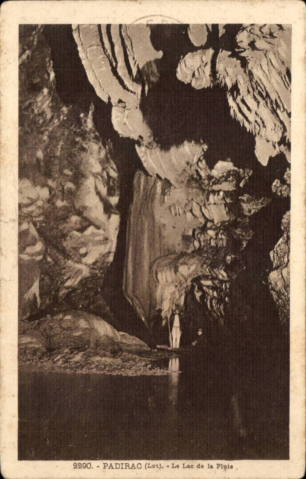 Padirac CPA the lake of the rain