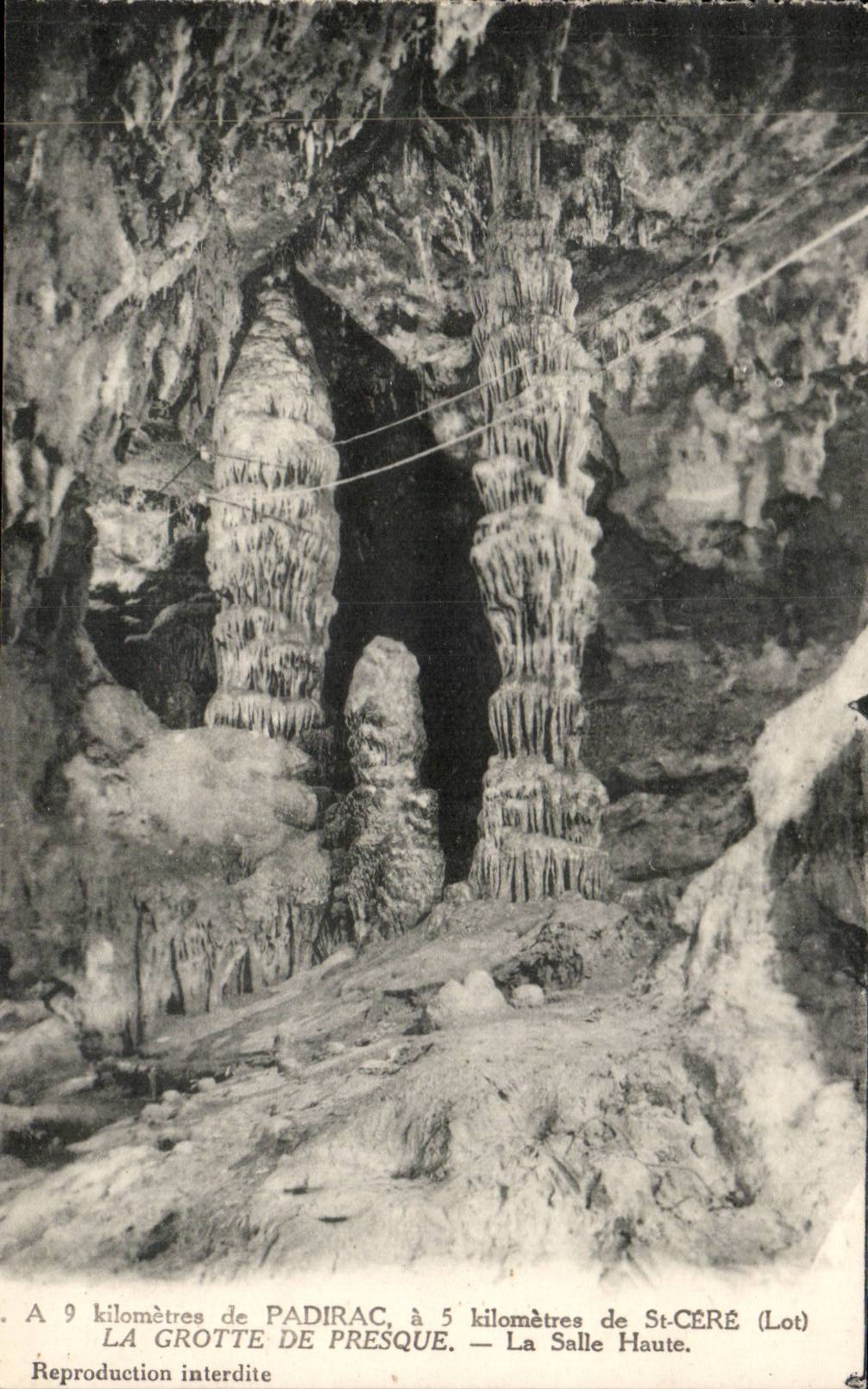 Padirac CPA the cave of Almost the high room St CEre