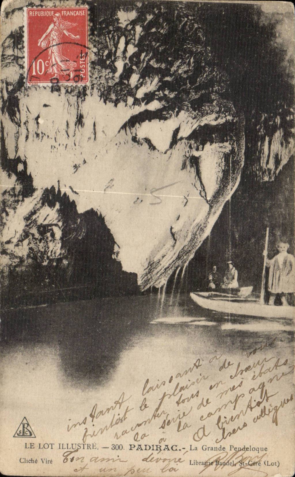 CPA Well of Padirac the large pendeloque one