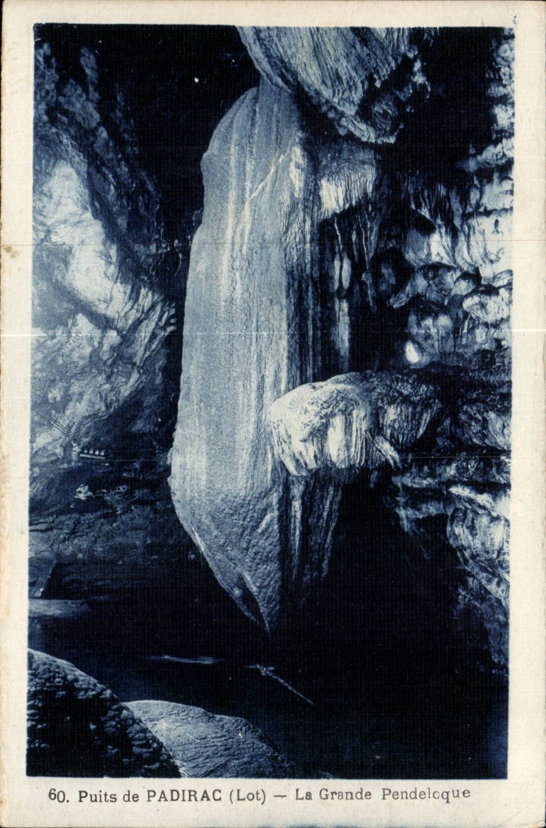 Well of Padirac CPA large Pendeloque