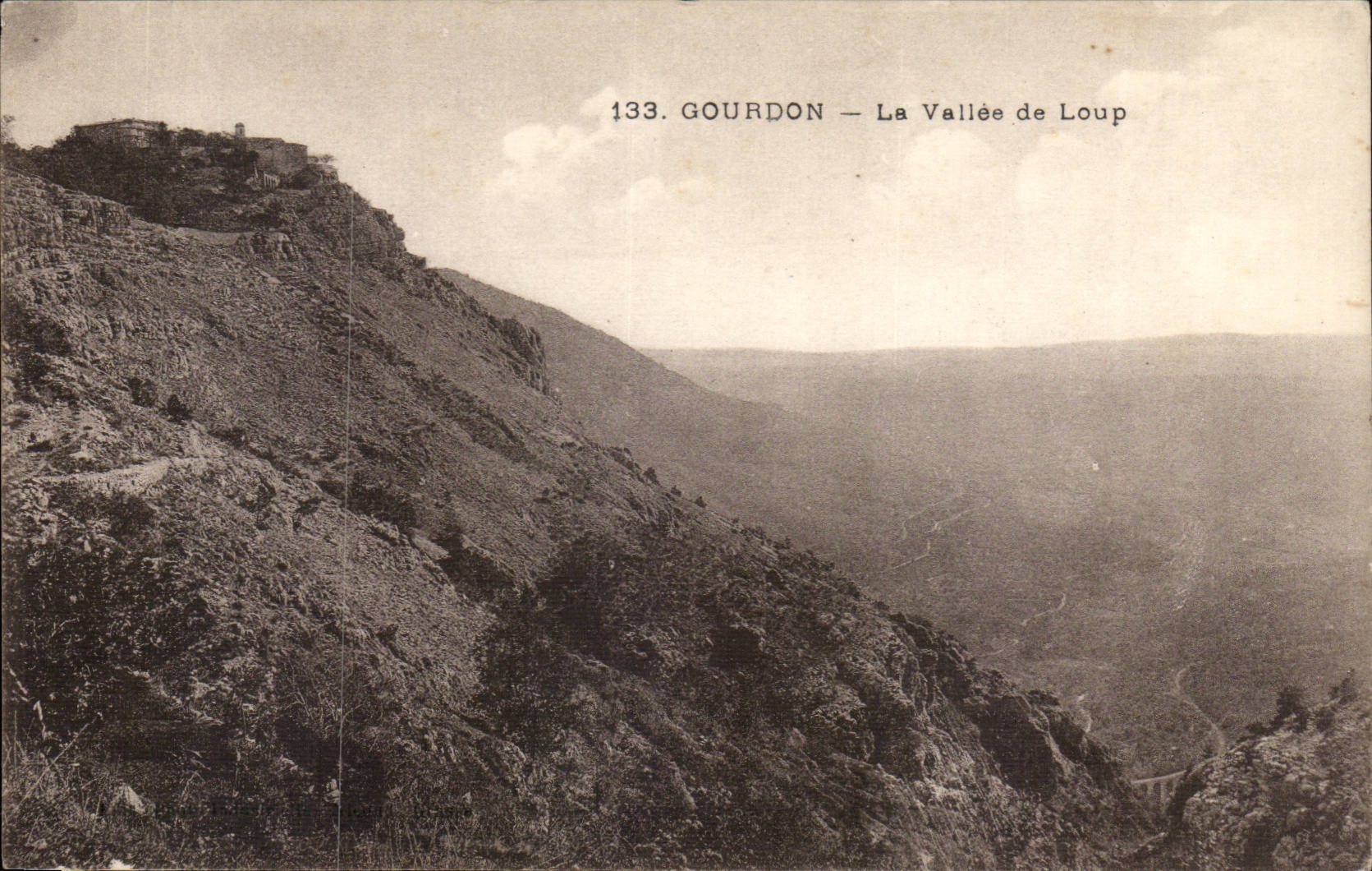 Gourdon cPA la vallee du loup