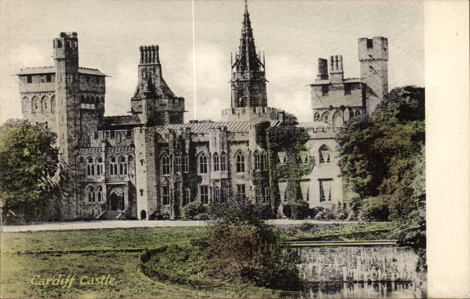 The United Kingdom Great BRitain CPA Cardiff castle